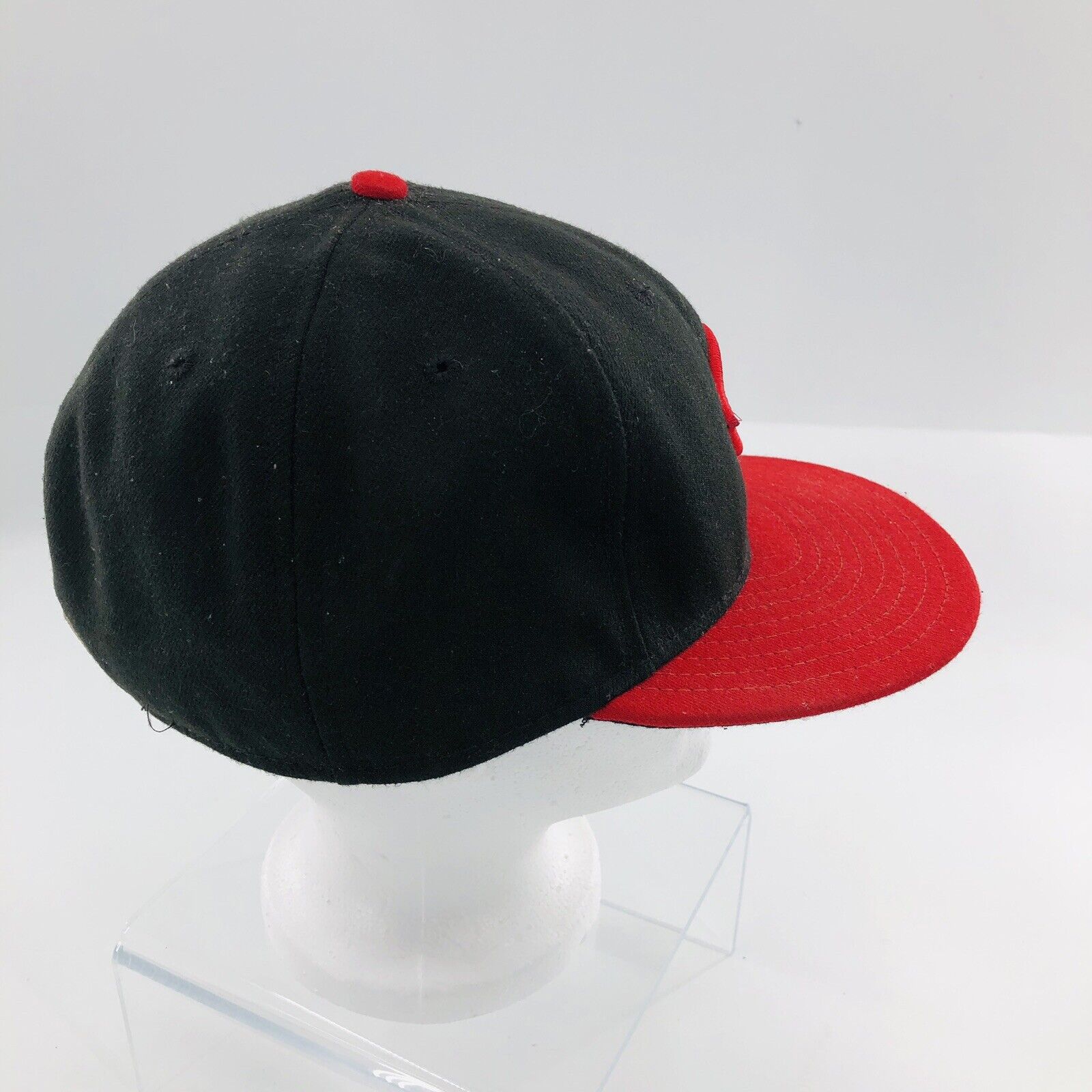 Cincinnati Reds Cool Base 59fifty Fitted Hat 7 5/8 Black Red On Field by New Era - Image 3