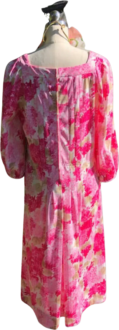 Circa 70s Goutille Paris Pink Dress - Image 2