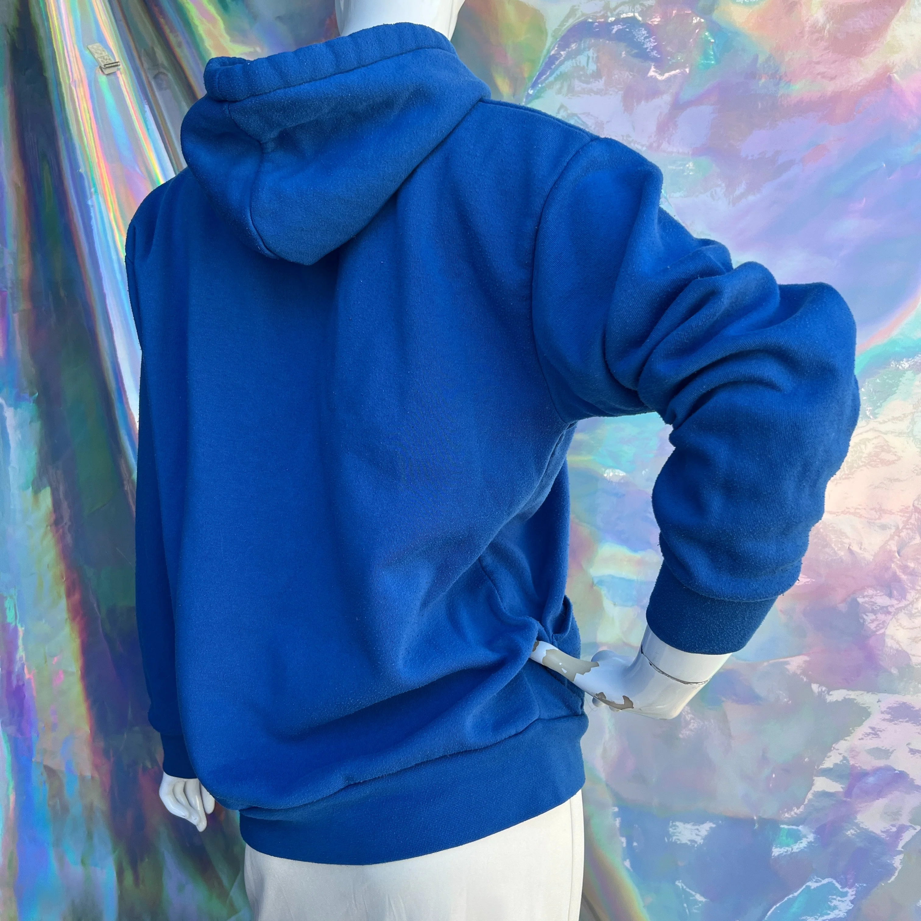 Classic Blue Pullover Hooded Sweatshirt by Original Deluxe - Image 3