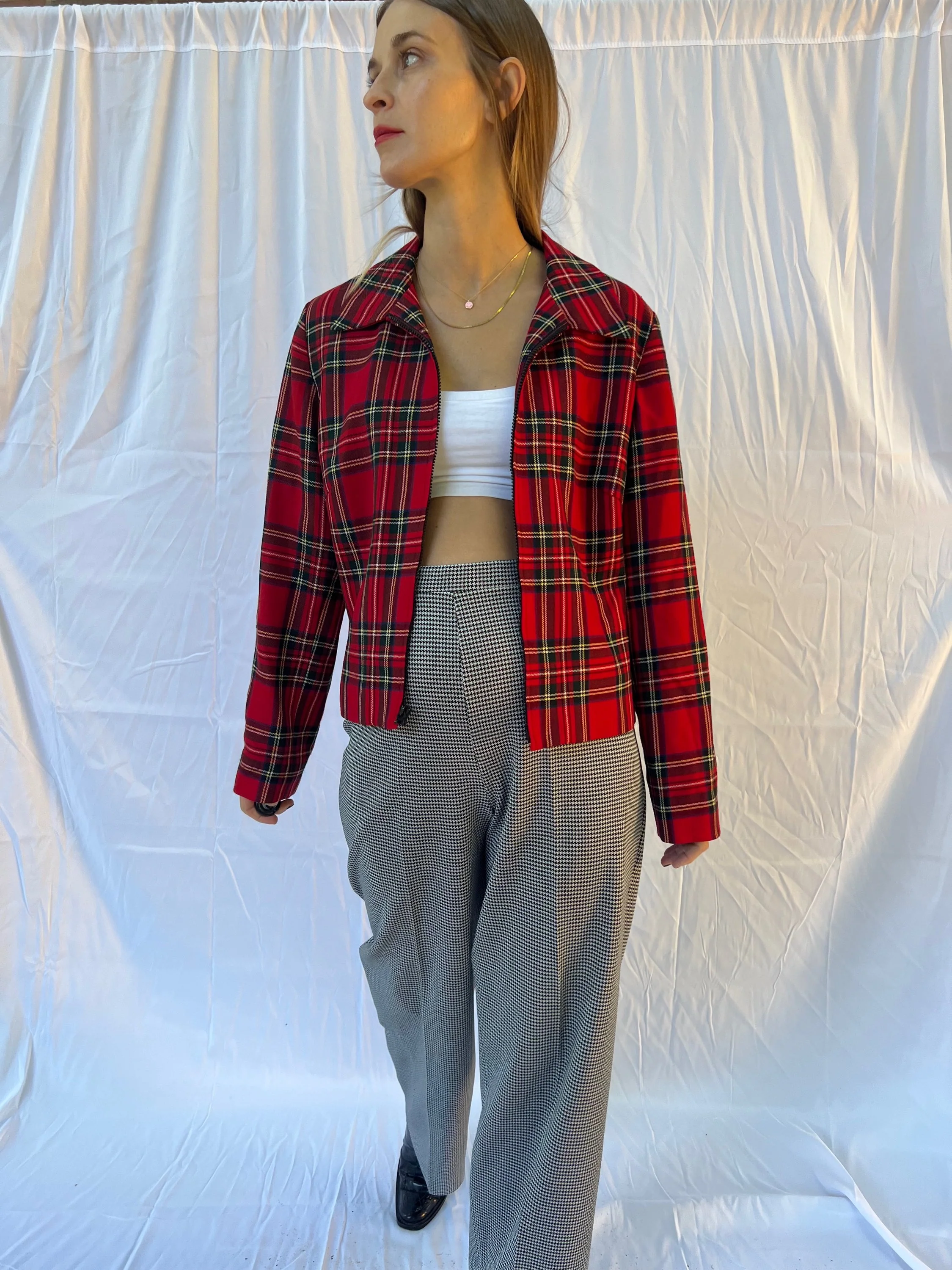Classic Plaid Zip Up Jacket by Pendleton - Image 3