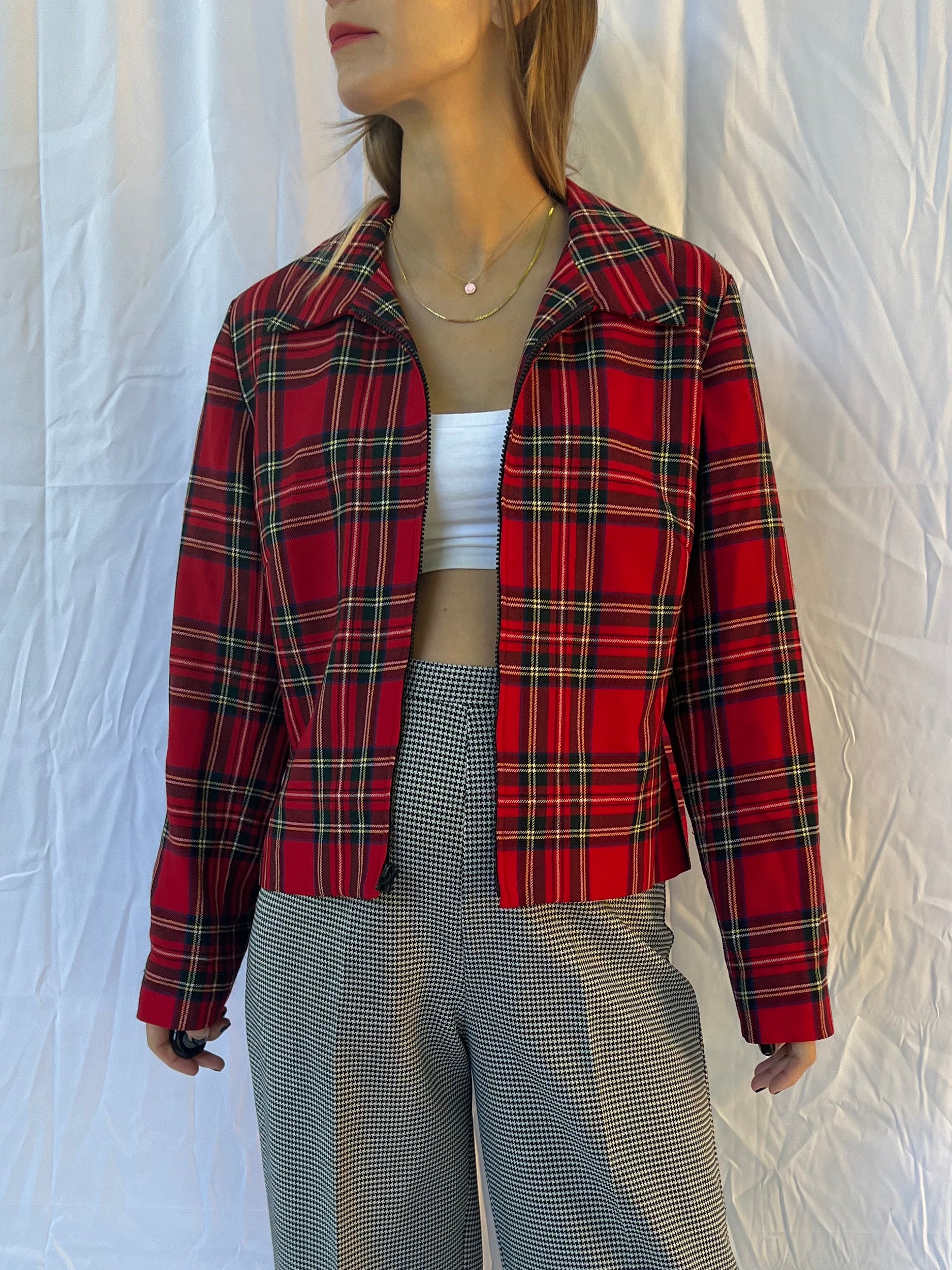 Classic Plaid Zip Up Jacket by Pendleton - Image 8