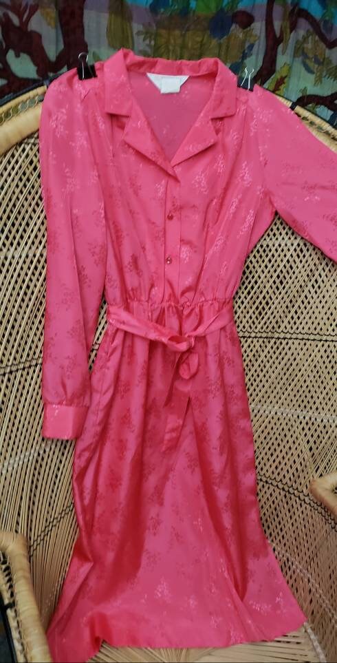 Clearance 70s Pink Dress by Jcpenney Fashions by Jcpenney Fashions - Image 5
