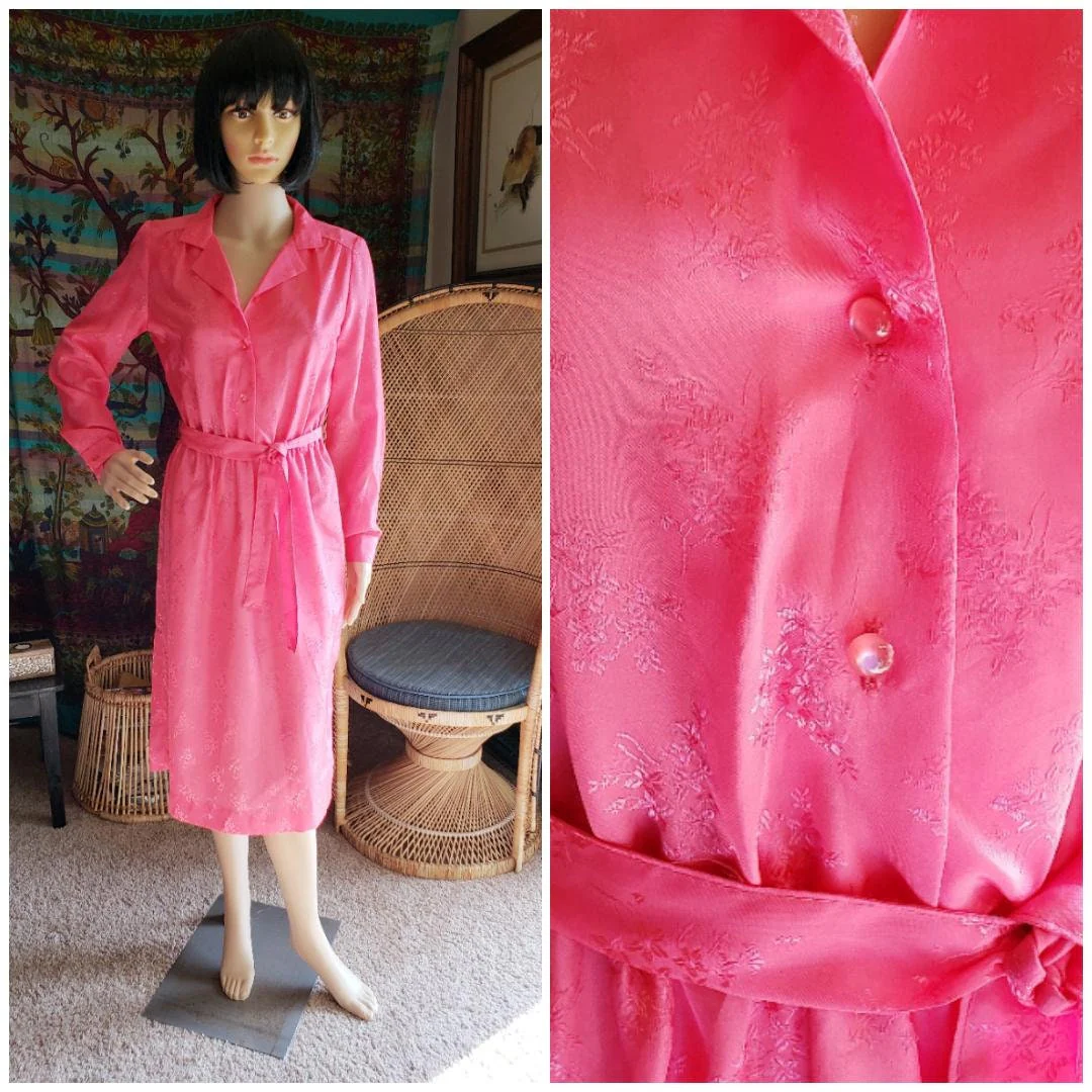 Clearance 70s Pink Dress by Jcpenney Fashions by Jcpenney Fashions - Image 8