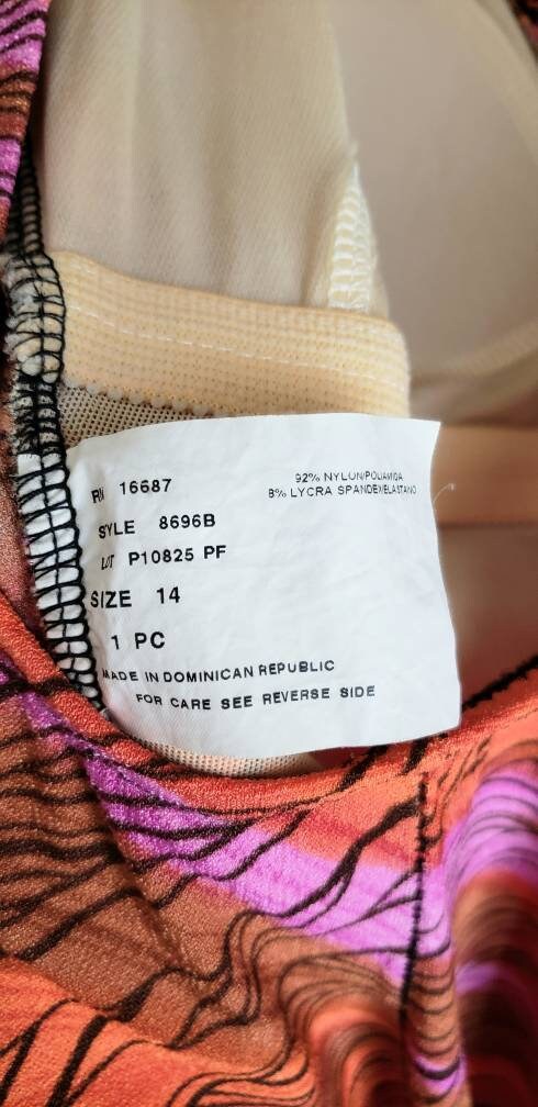 Clearance 70s Ruched Swimsuit One Piece Swimsuit Vintage Swimsuit Sm - Image 10