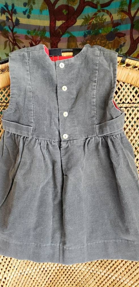 Clearance Vintage Girls Ladybug Dress 26" by By Chocolate Soup - Image 8