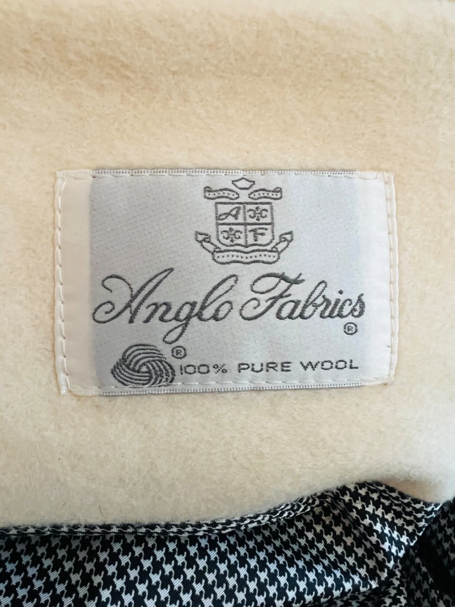 Coats Vintage 90s 100% Pure Wool Peacoat Made In Usa Anglo Fabrics Uk by Cattiva - Image 8