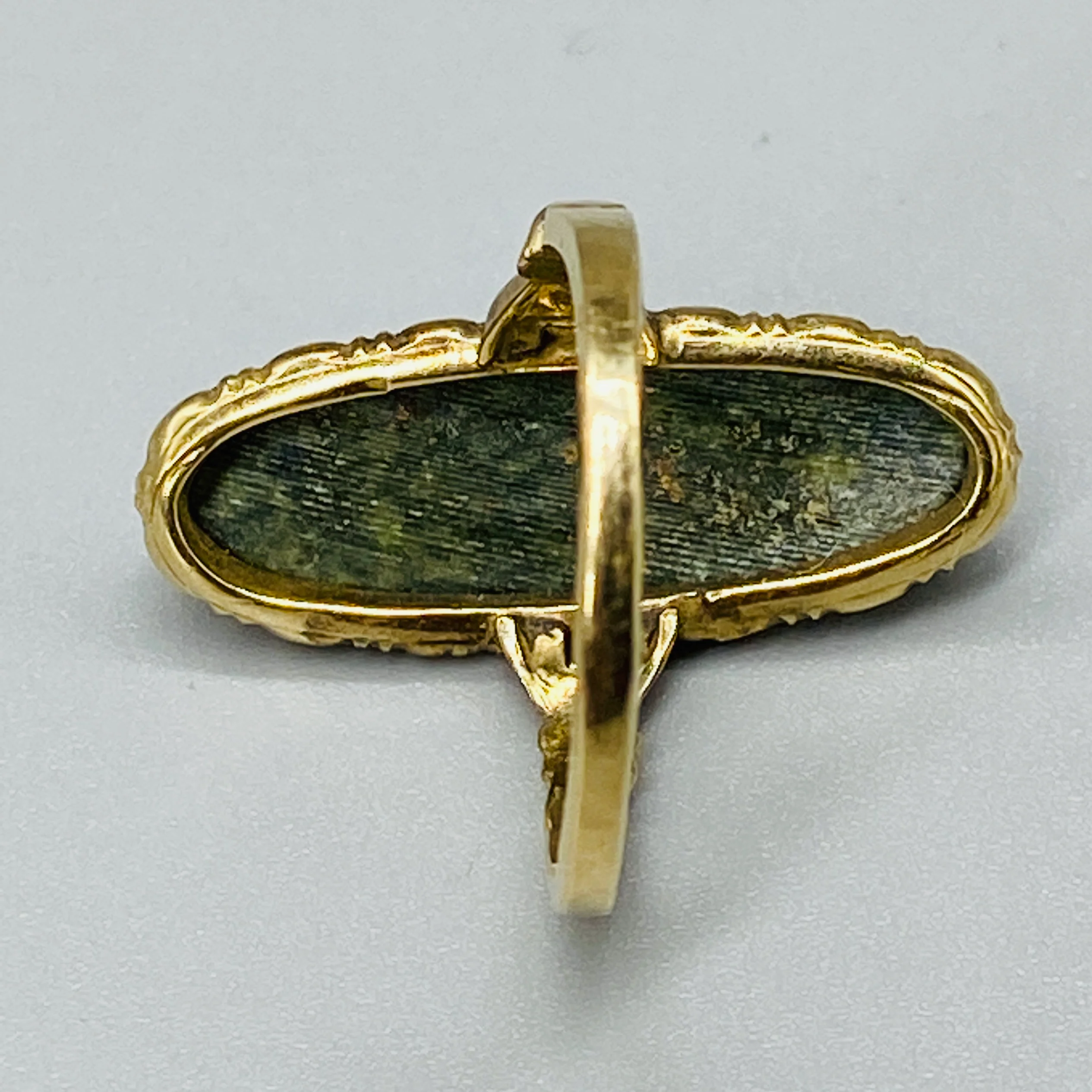 Cocktail Ring Gold And Green Stone By Uncas - Image 6
