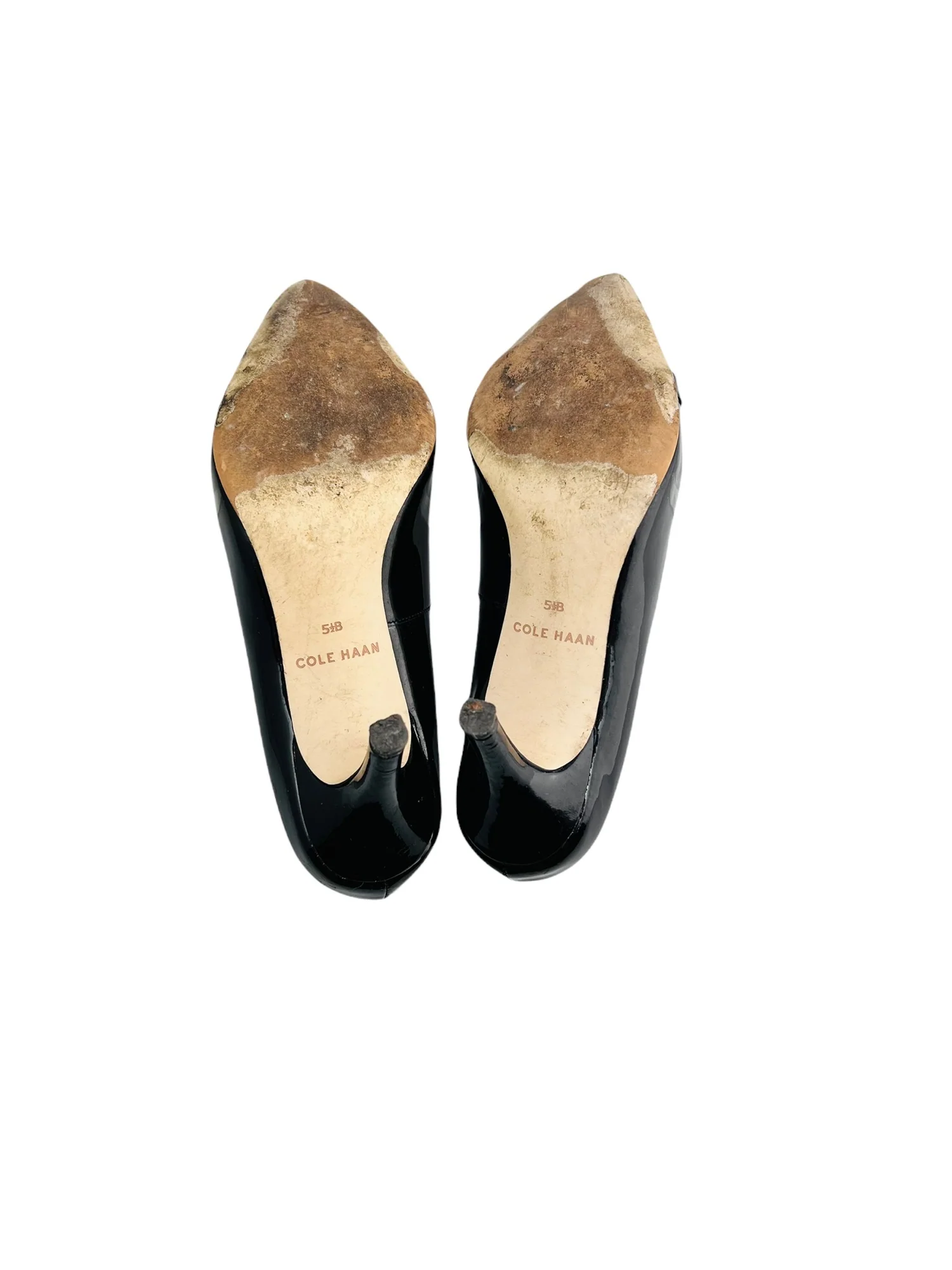 Cole Haan Womens Patent Leather High Heel Pumps Silver Logo Hardware by Cole Haan - Image 7