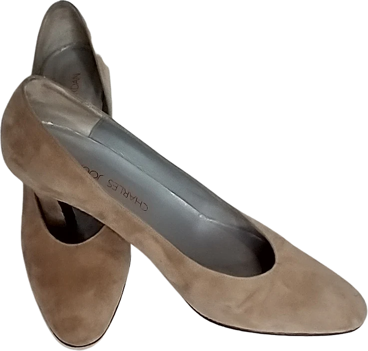 Conservative Suede Pumps By Charles Jourdan