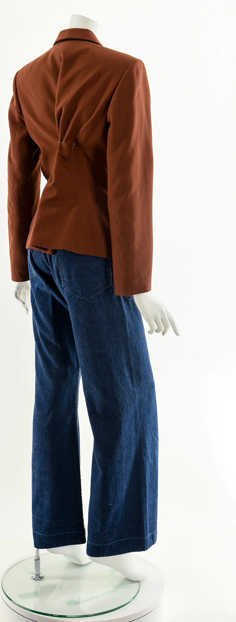 Copper Piped Blazer Suit Jacket - Image 6