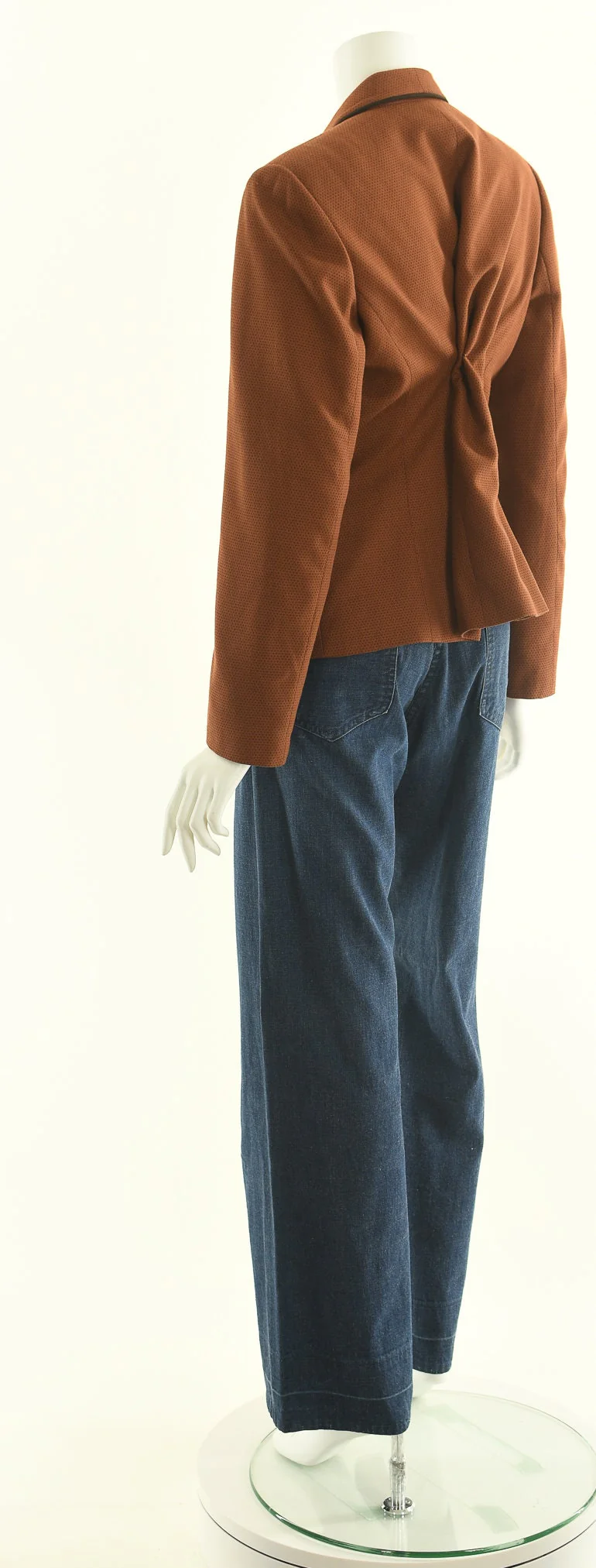 Copper Piped Blazer Suit Jacket - Image 8