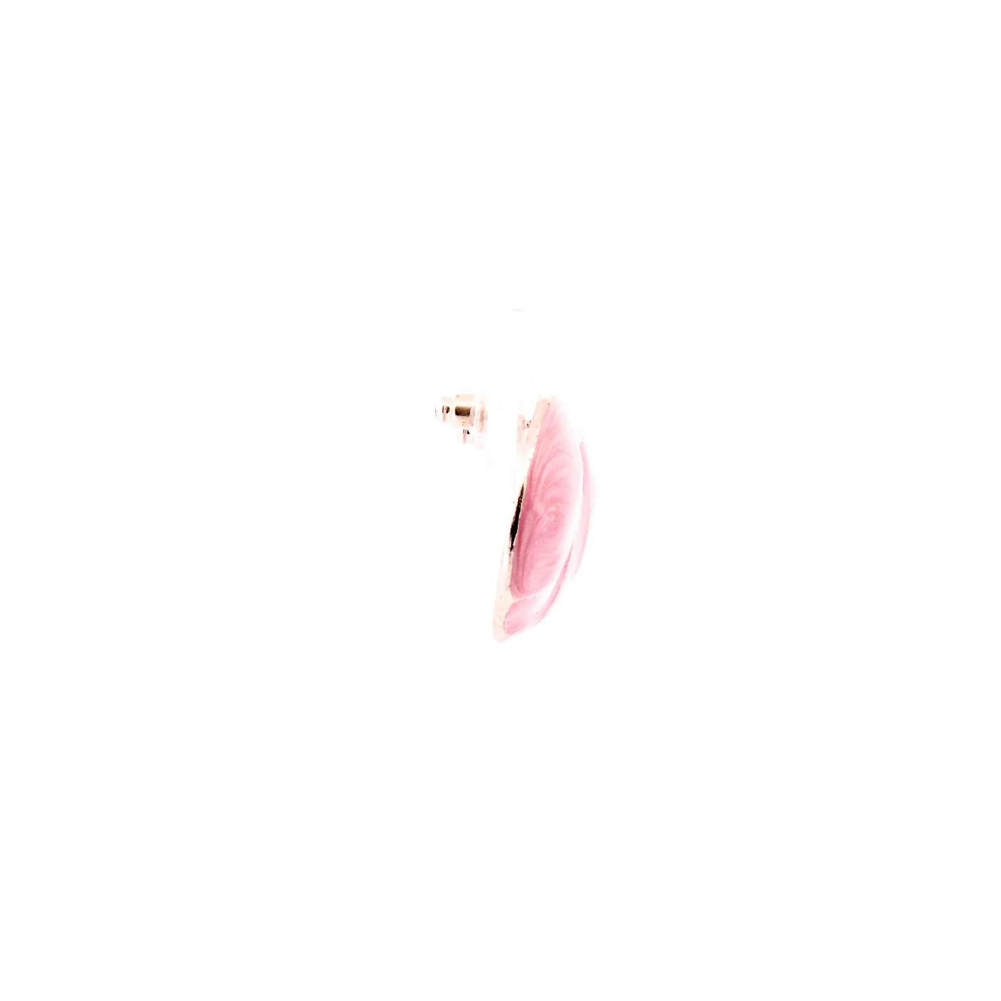 Cosmic Rose Marble Statement Earrings - Image 7