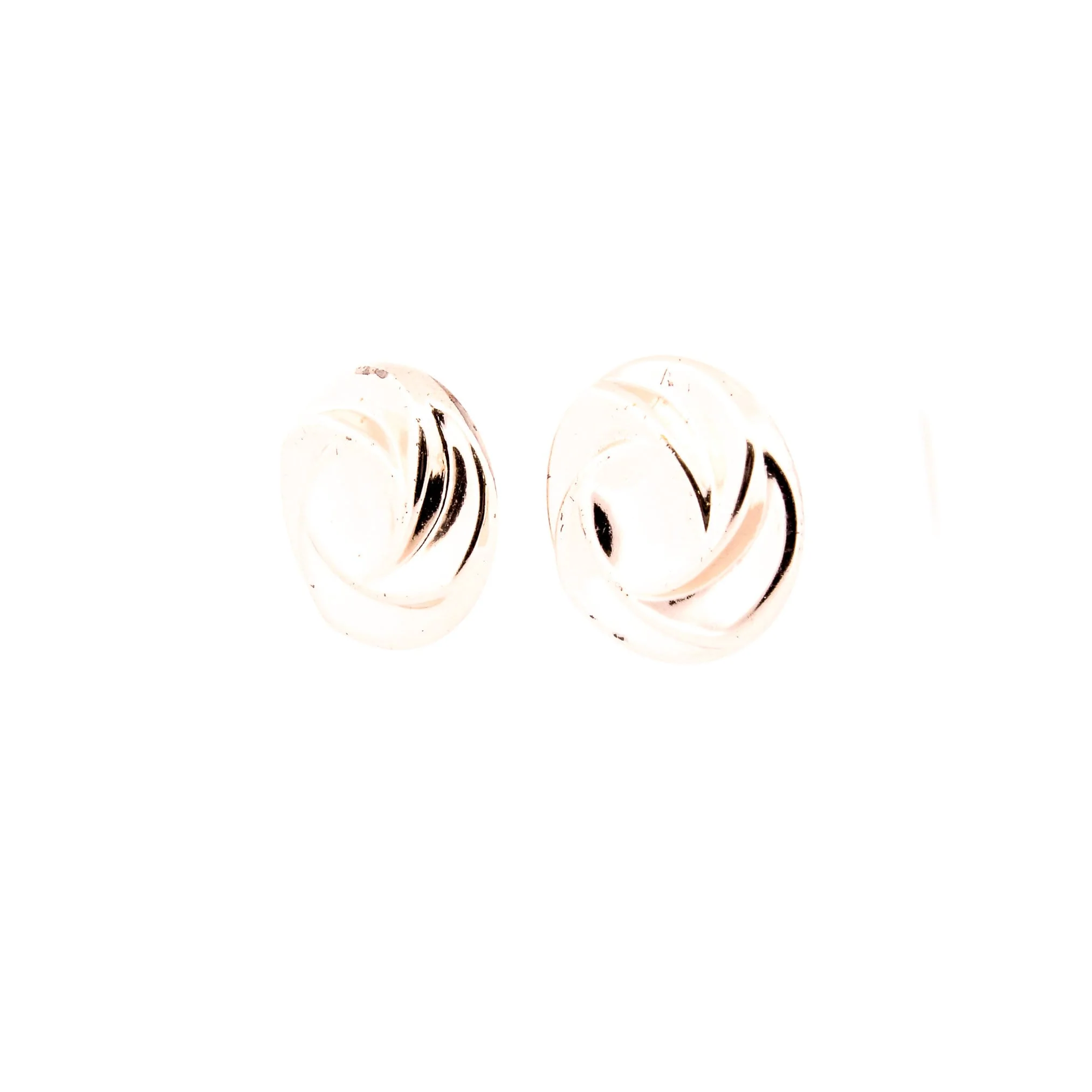 Cosmic Swirl Gold Earrings - Image 2