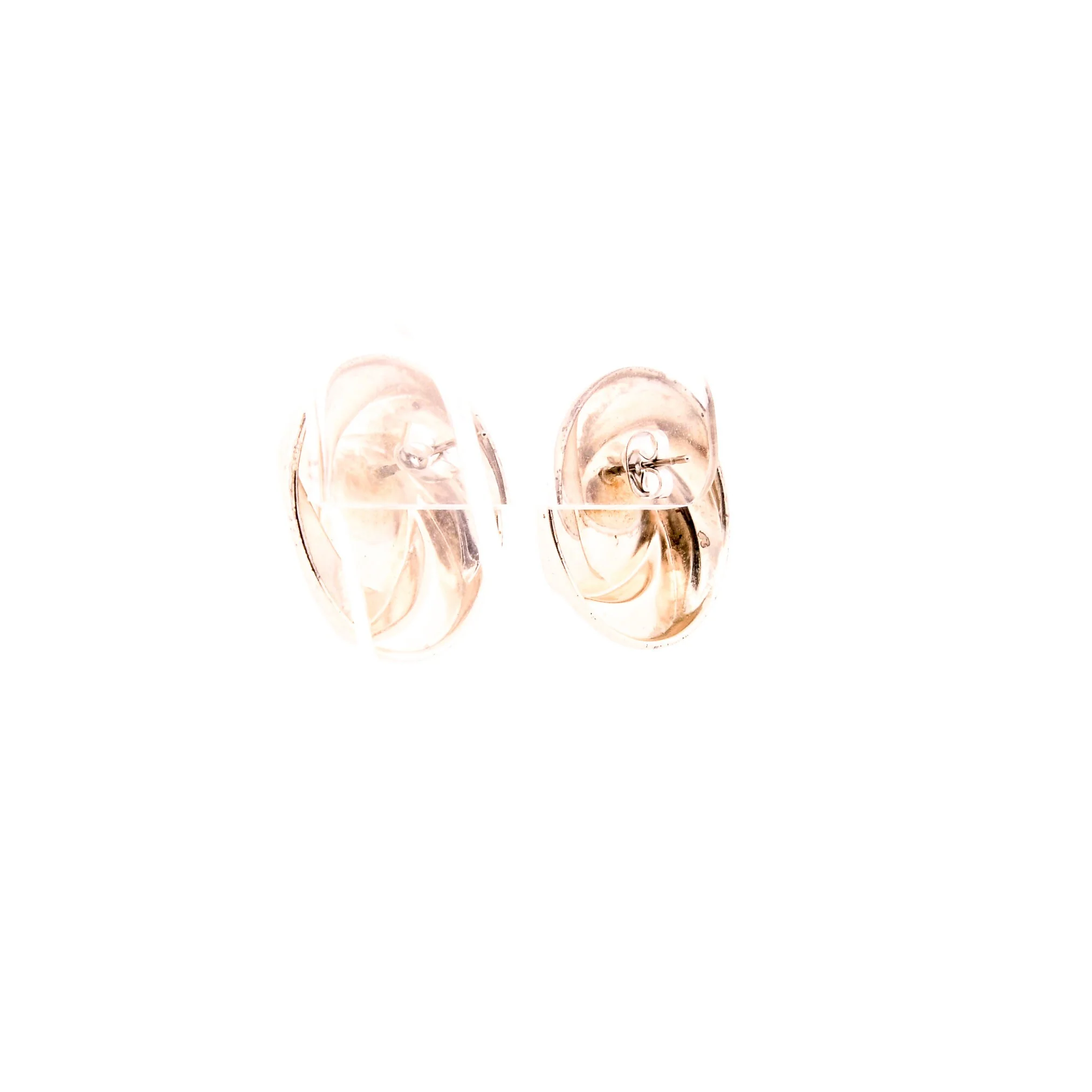 Cosmic Swirl Gold Earrings - Image 4