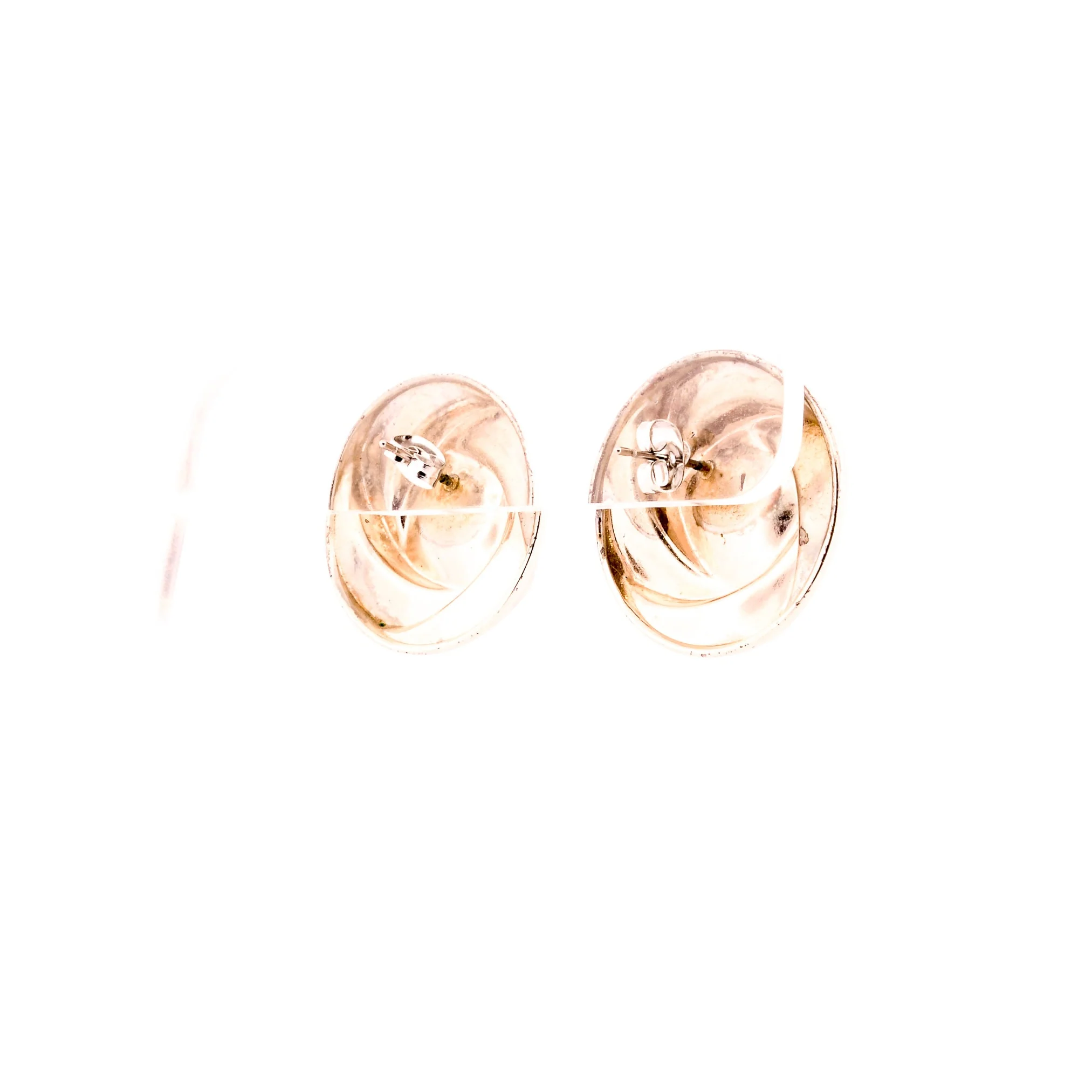 Cosmic Swirl Gold Earrings - Image 6