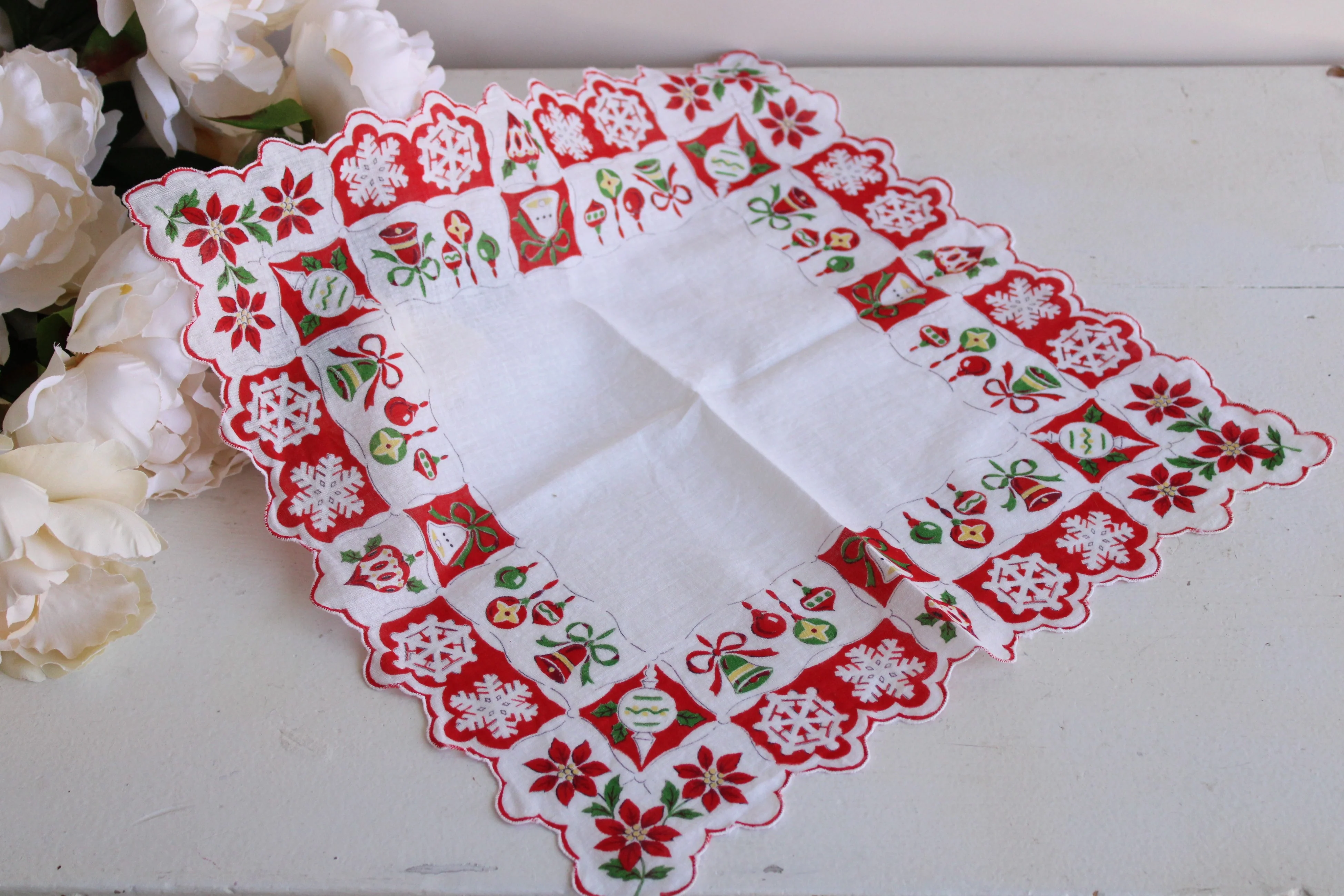 Cotton Holiday Handkerchief - Image 2