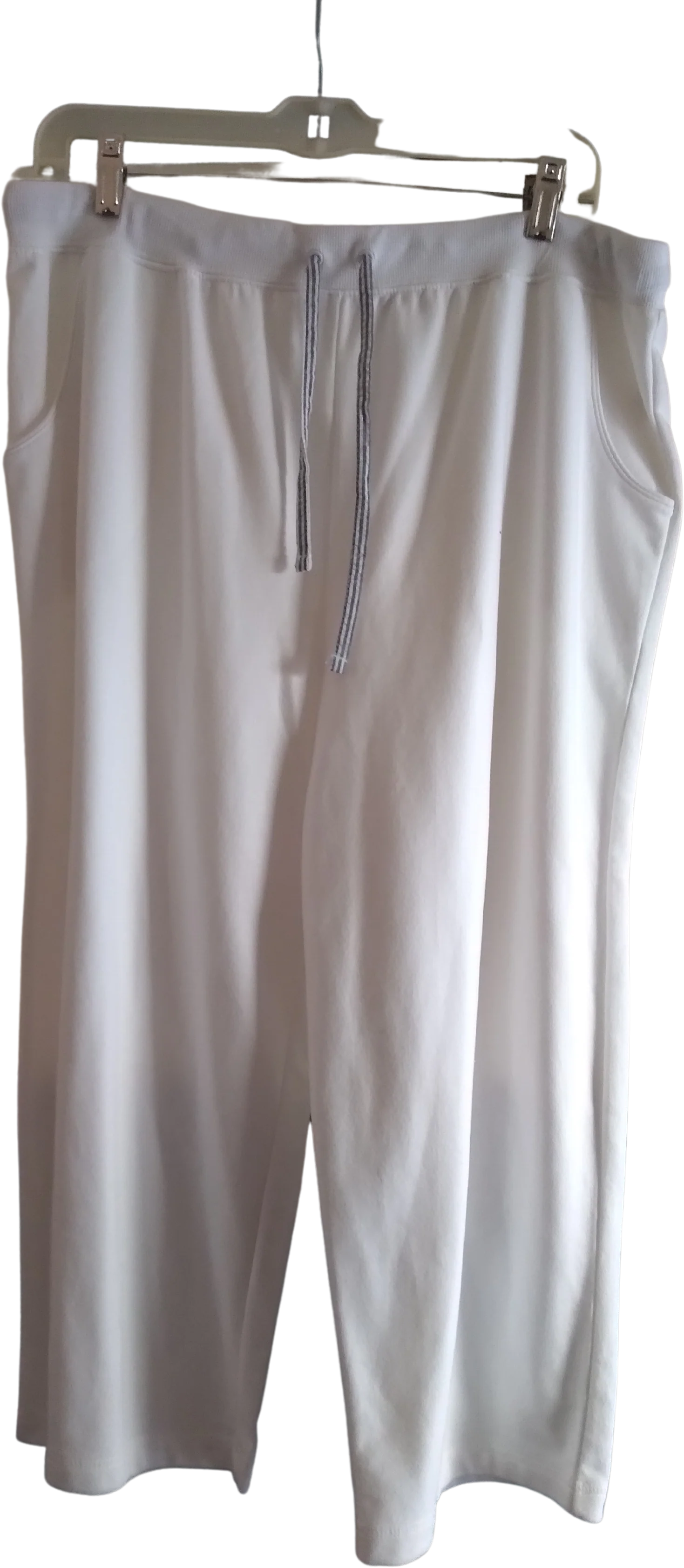 Cotton Sweatpants With Gray Drawstring By Vintage Cotton - Image 2