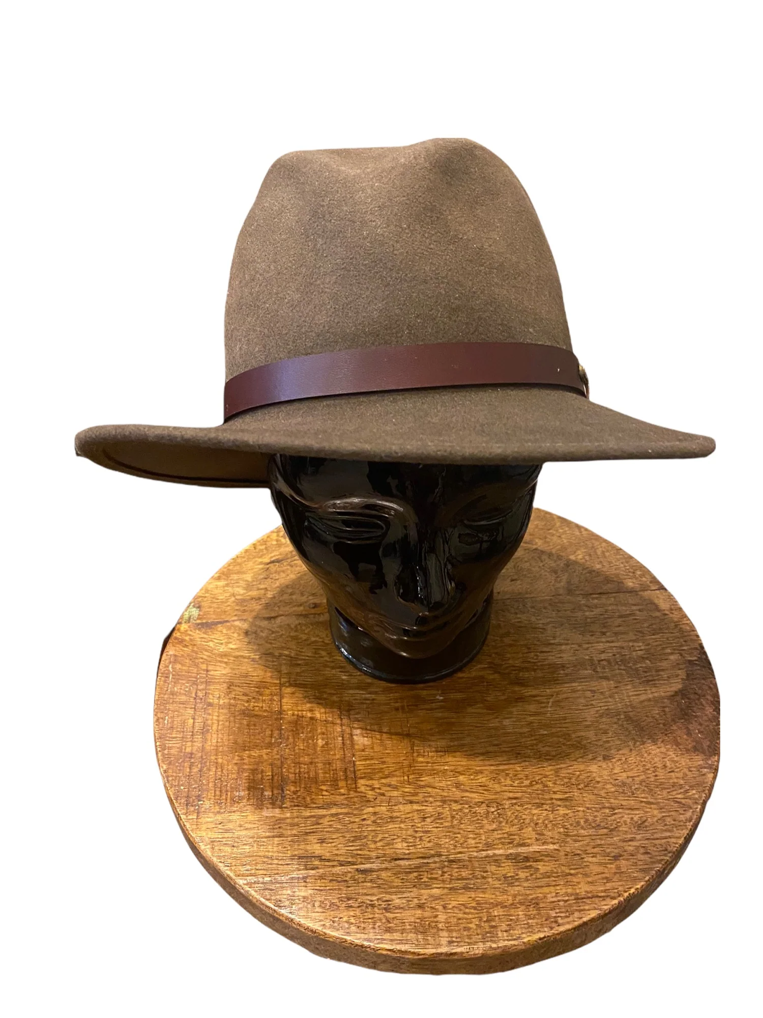 Country Gentleman Mens Fedora 100% Wool Good Pre Owned Condition by Country Gentleman - Image 2