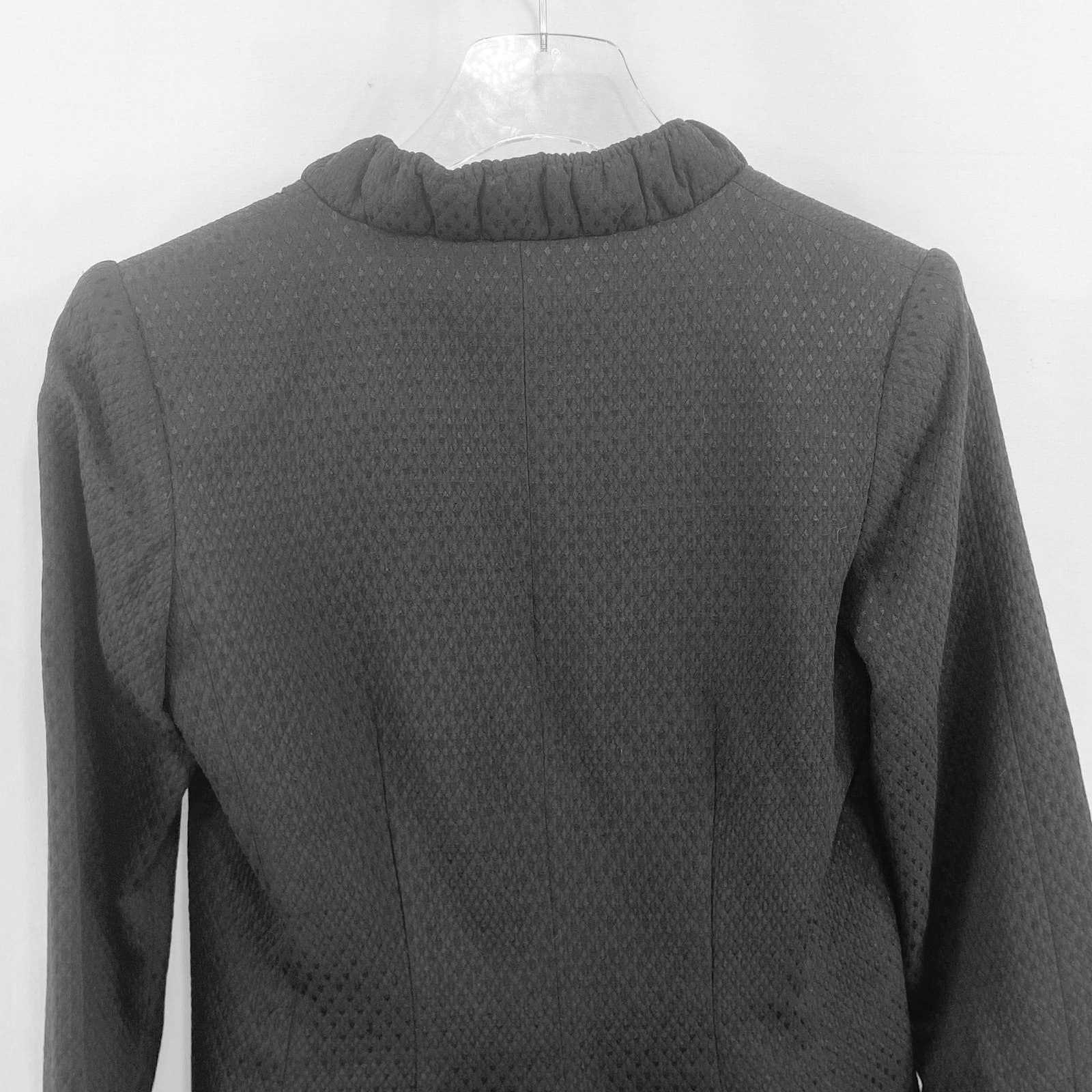 Credibility Vintage 90s Ruffle Neck Blazer by Sherri Drobnick - Image 8