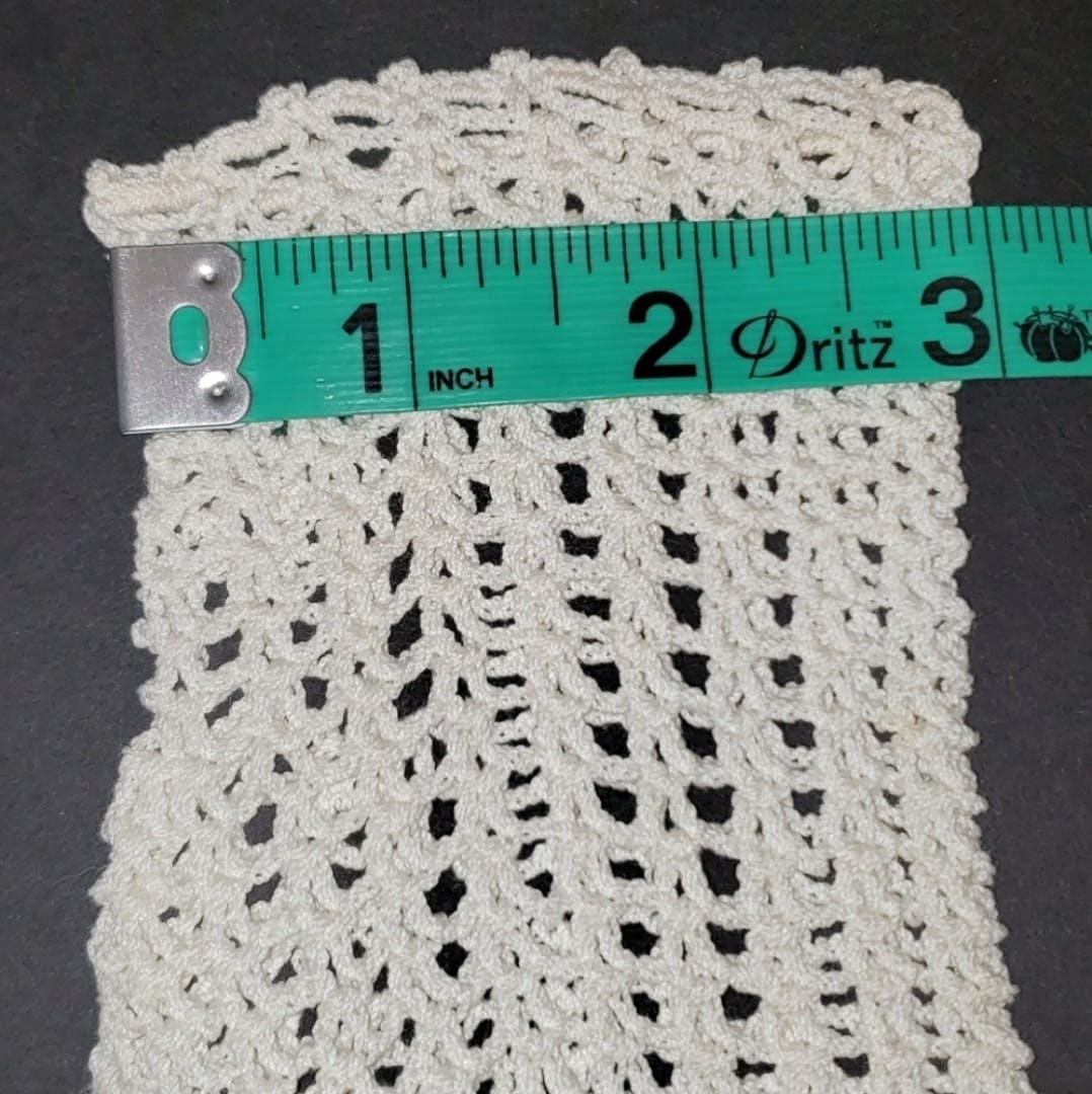 Crocheted Wrist Length Gloves - Image 5