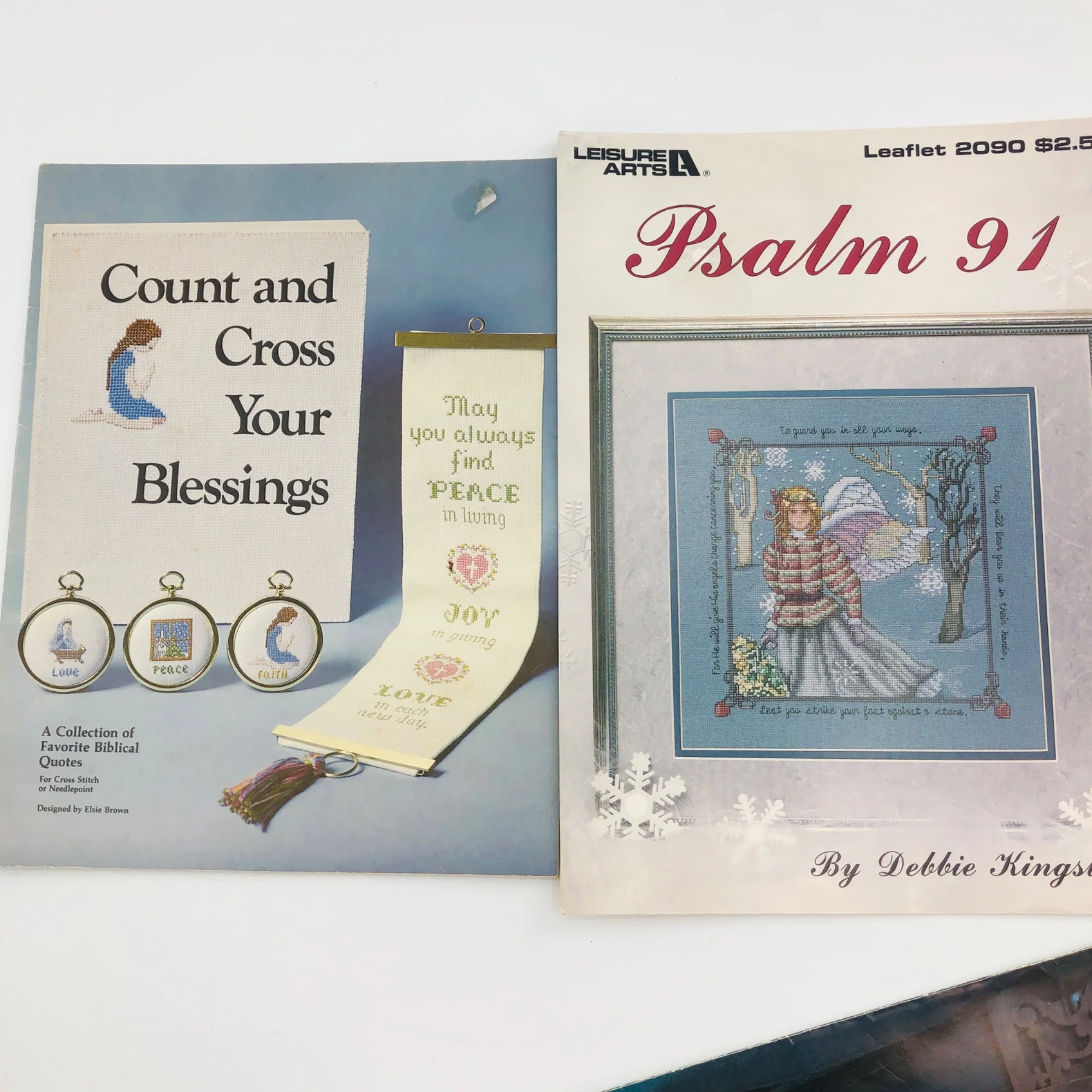 Cross Stitch Patterns Books and Booklets Lord's Prayer Sampler Angels Psalms Bible by Alma Lynne Designs - Image 6