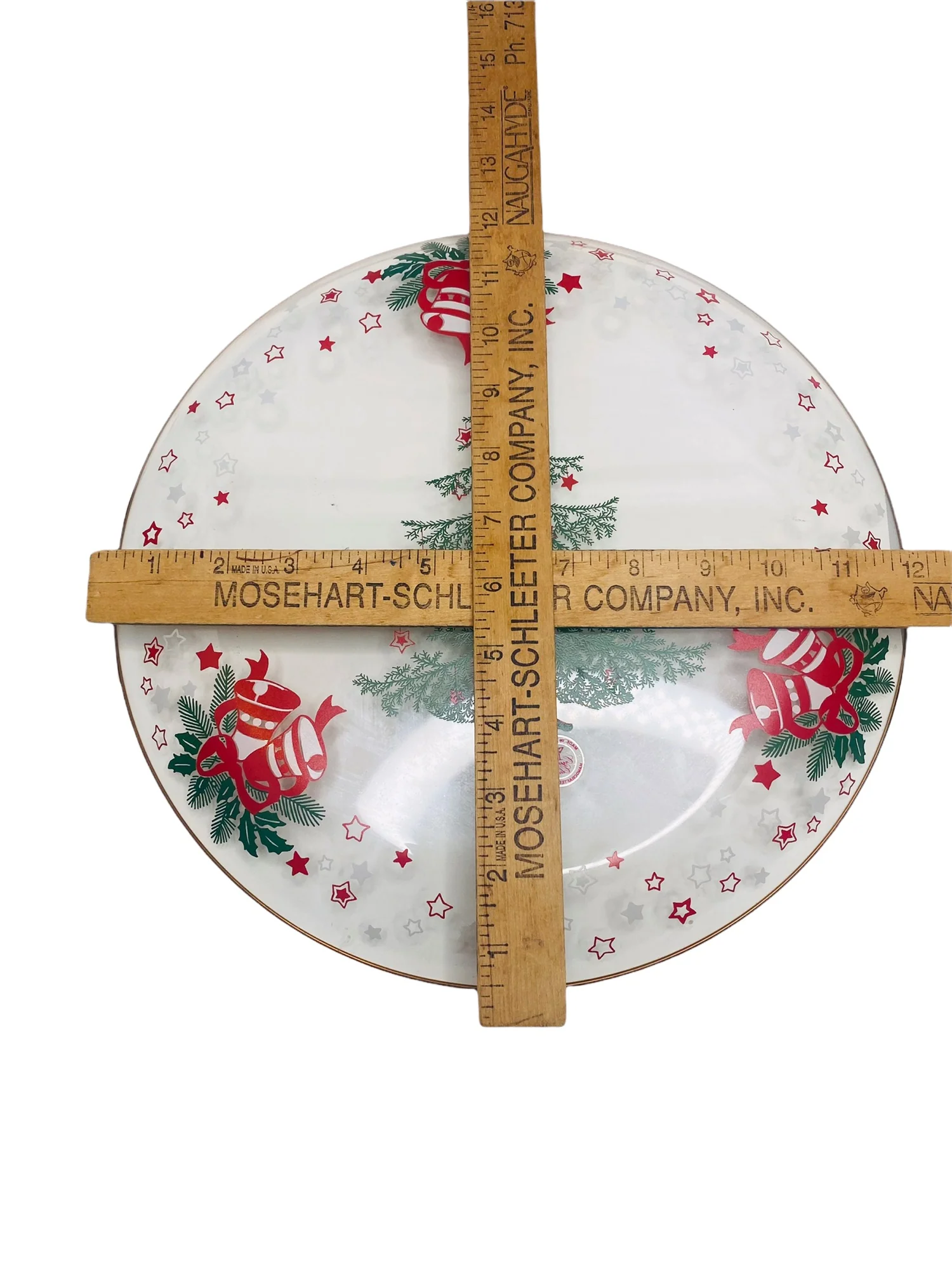 Crystal Clear Christmas Tree Handcrafted Crystal Serving Platter by Crystal Clear - Image 4