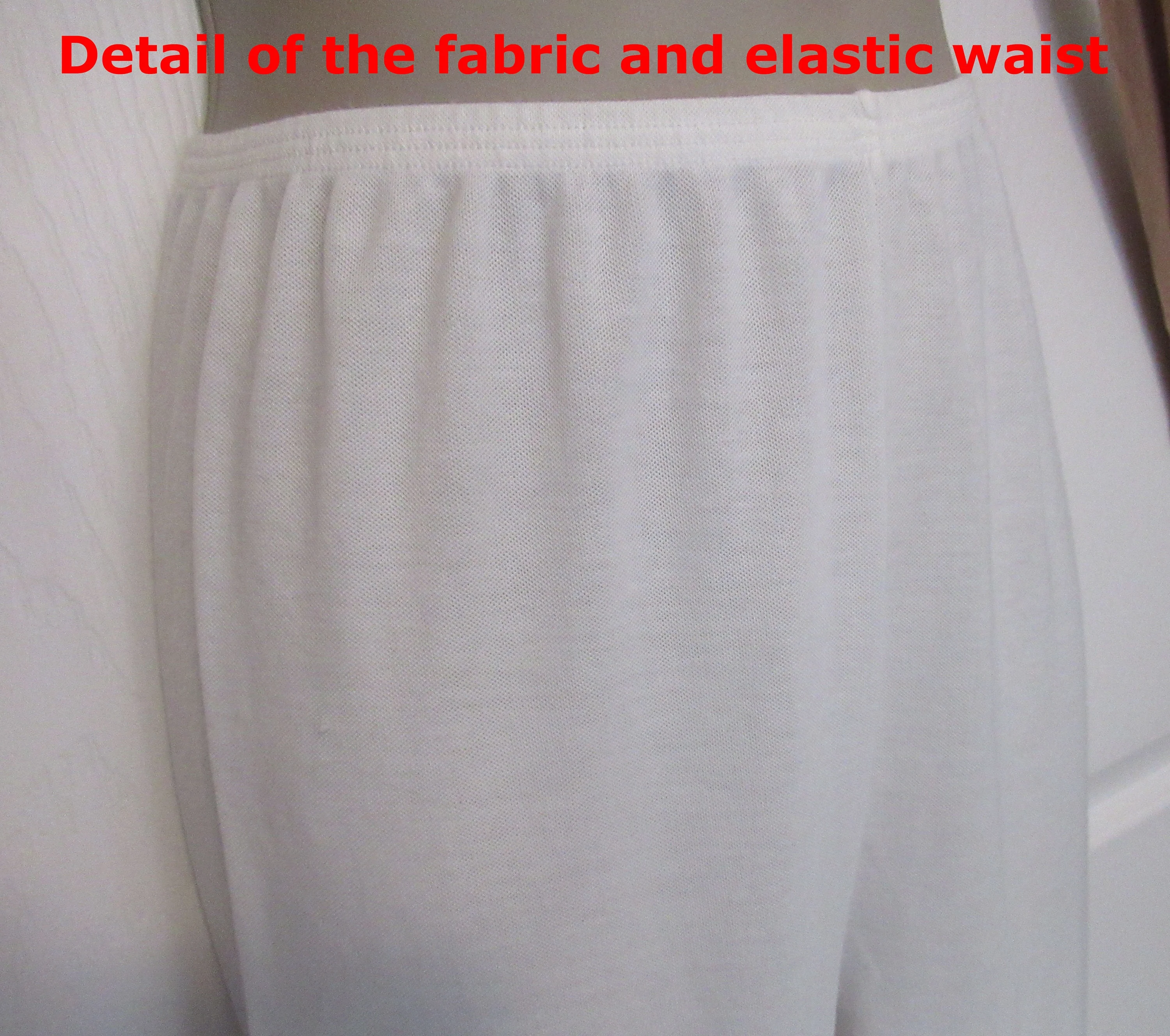 Cuddl Duds Small Pants All White Full Length with Lace Trimcuffs Cotton and Nylon Vintage Perfect for Cooler Weather by Cuddl Duds - Image 8