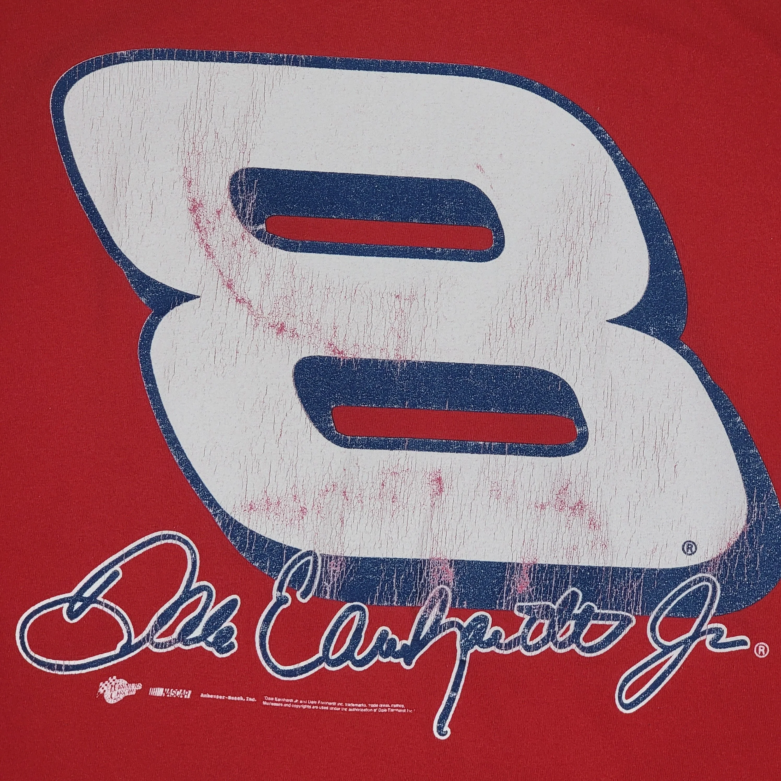 Dale Earnhardt Jr Vintage 00s Nascar Sleeveless T-Shirt - Men's Size Extra Large Xl - Image 3