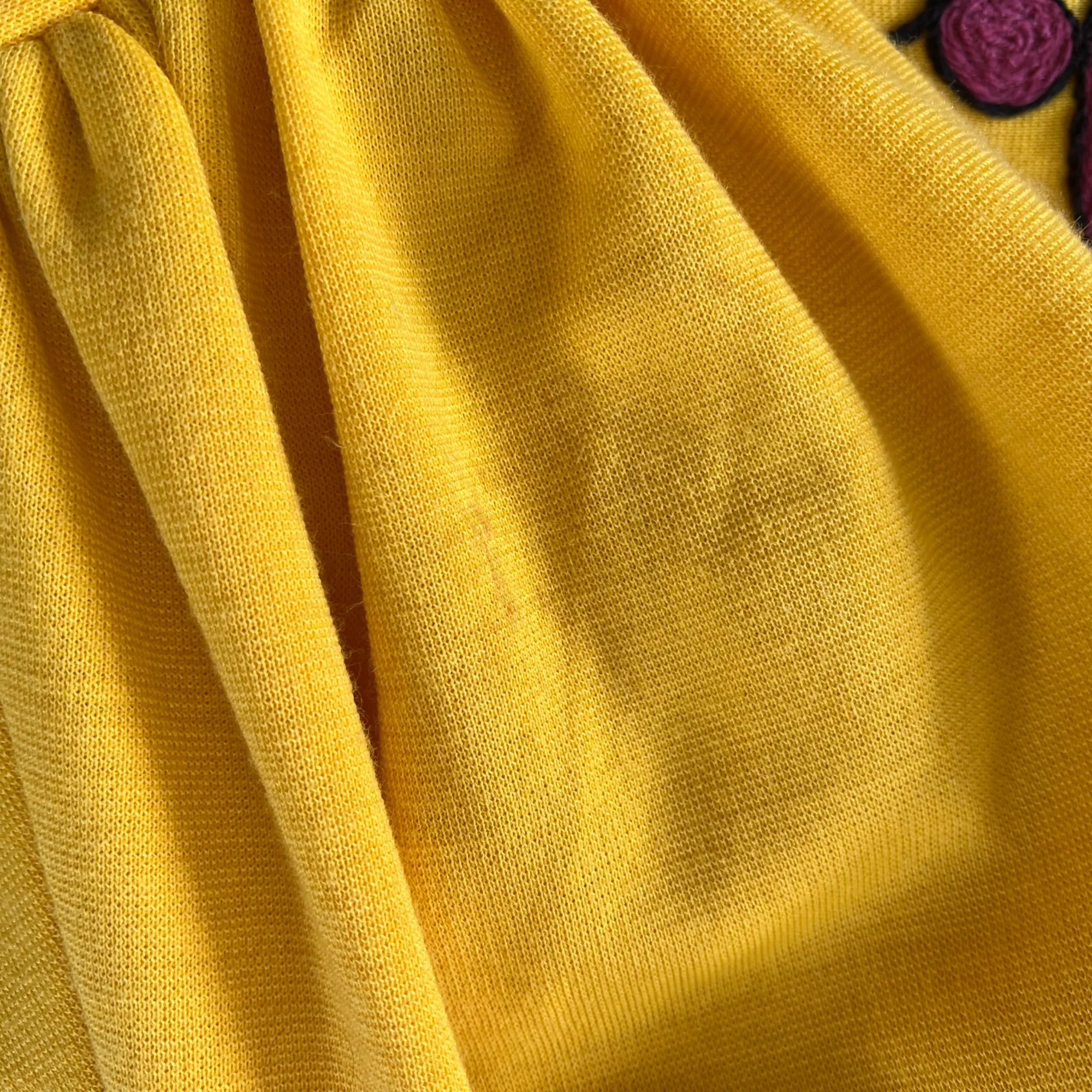 Dandelion Yellow Pomegranate Embroidered Dress - Image 6