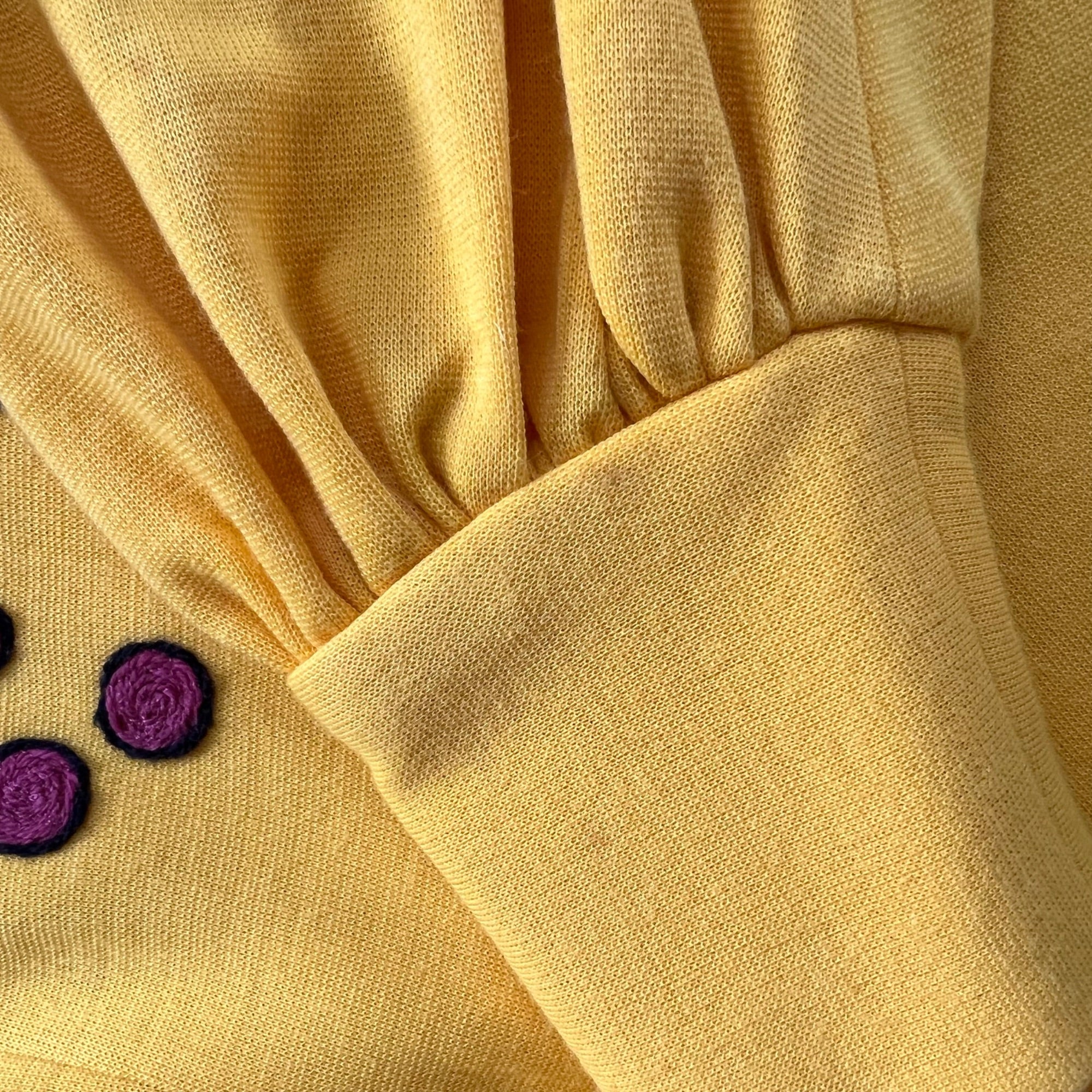 Dandelion Yellow Pomegranate Embroidered Dress - Image 9
