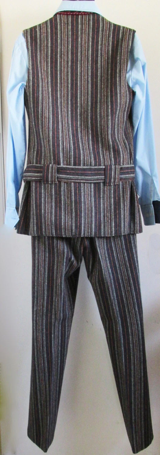 Deadstock 60s Sonny Bono Two Piece Wool Vest and Hip Hugger Suittvscreenfilmstage - Image 4