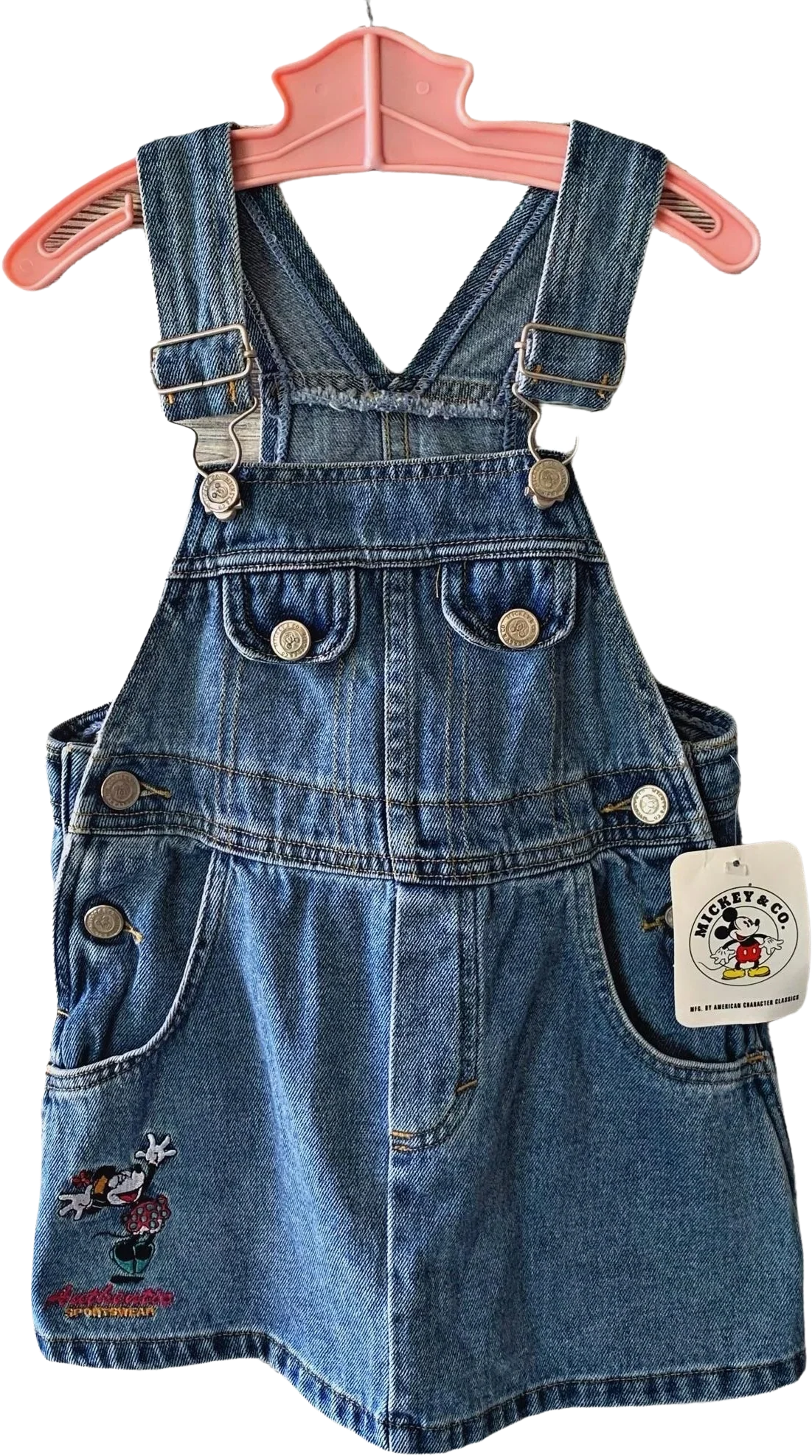 Deadstock Disney Denim Jumper By Disney