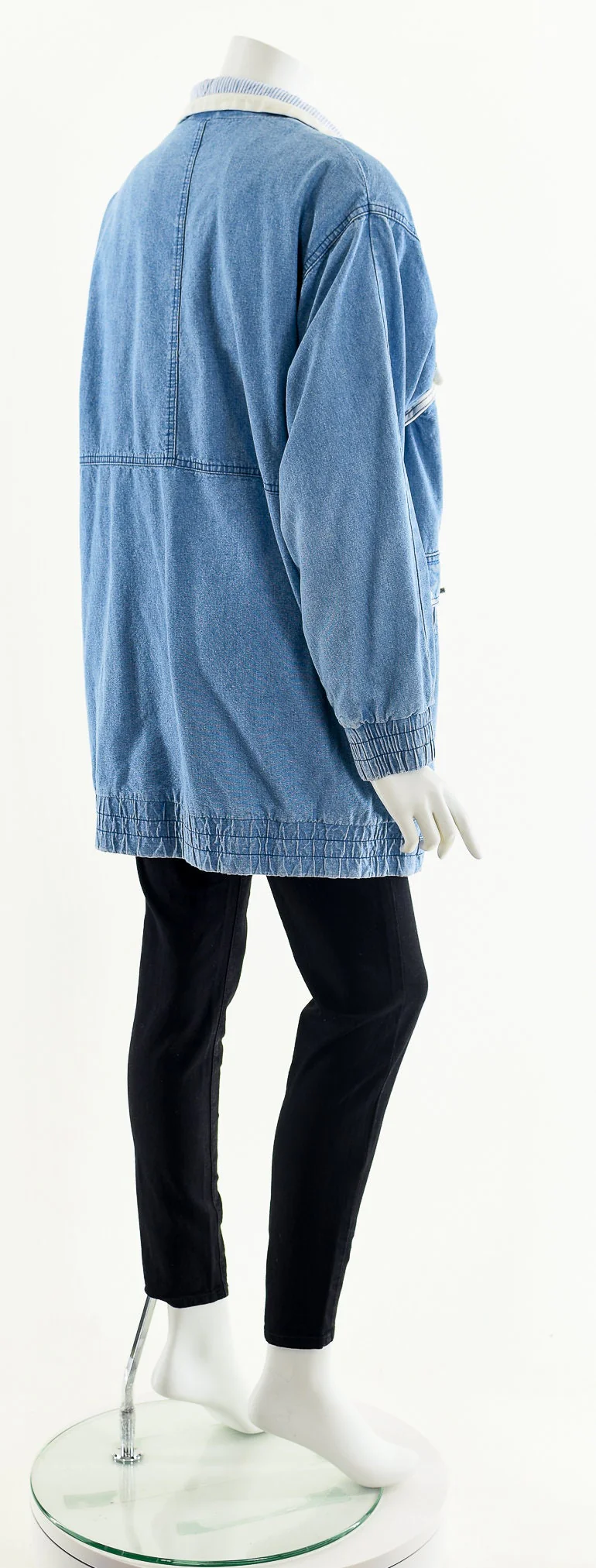 Denim Anorak Sailing Duster Jacket by Casual Club - Image 6