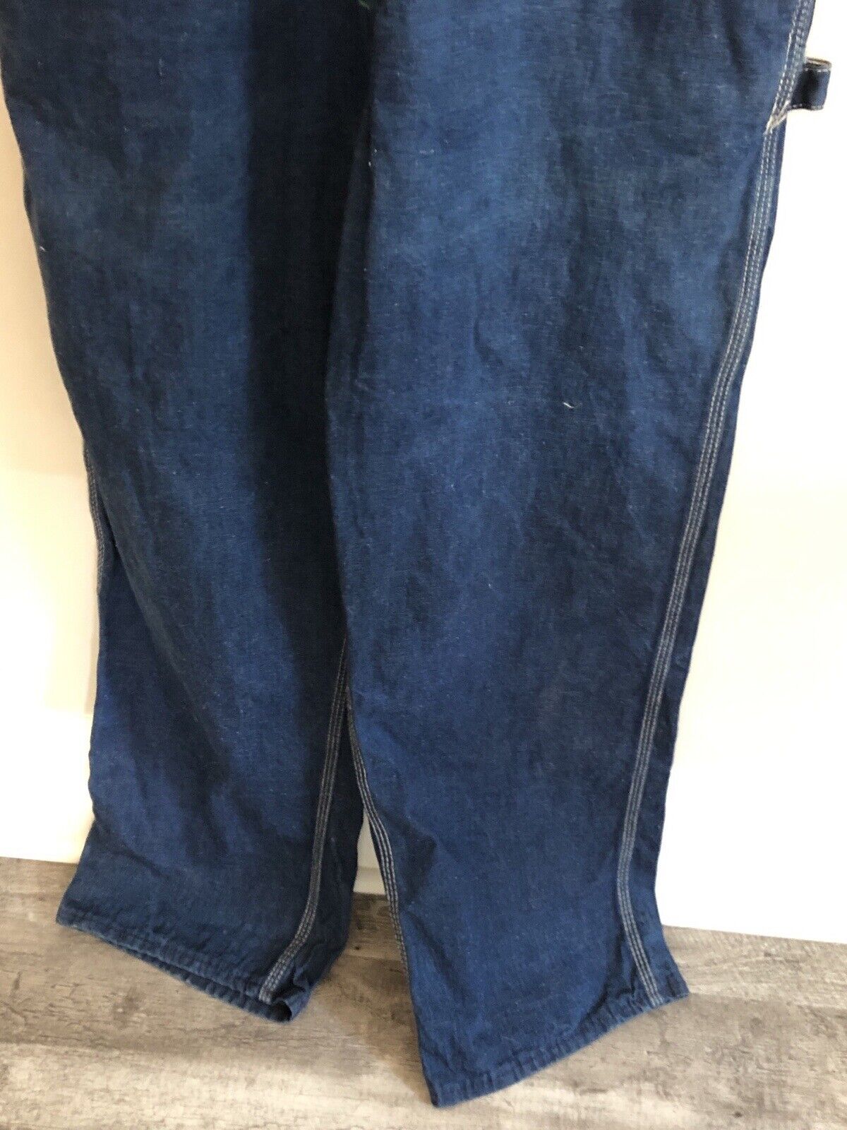 Denim Overall Jean Button Fly Sanforized 60s 70s Mens Womens by Washington Dee Cee - Image 8