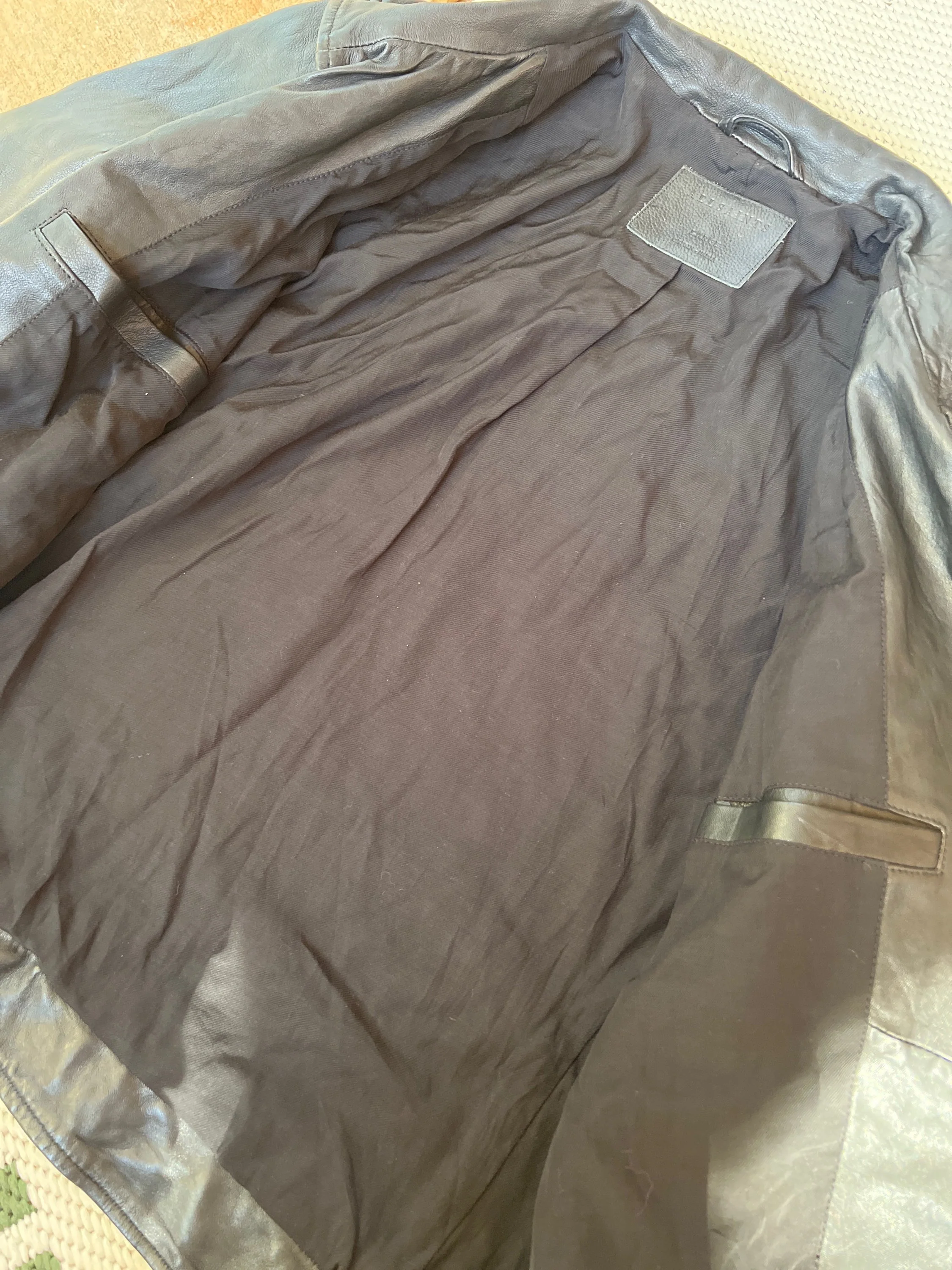 Designer Leather Moto Jacket - Image 9