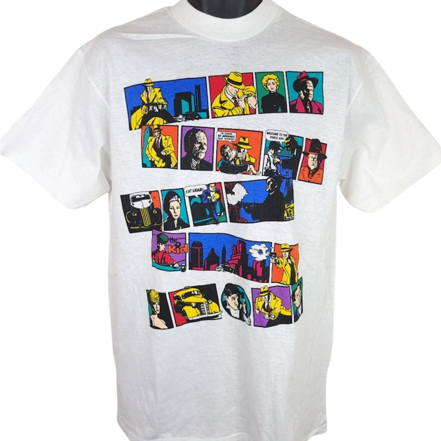 Dick Tracy Madonna T-Shirt Vintage 90s Disney Comic Book Movie Made In Usa Mens Size Large