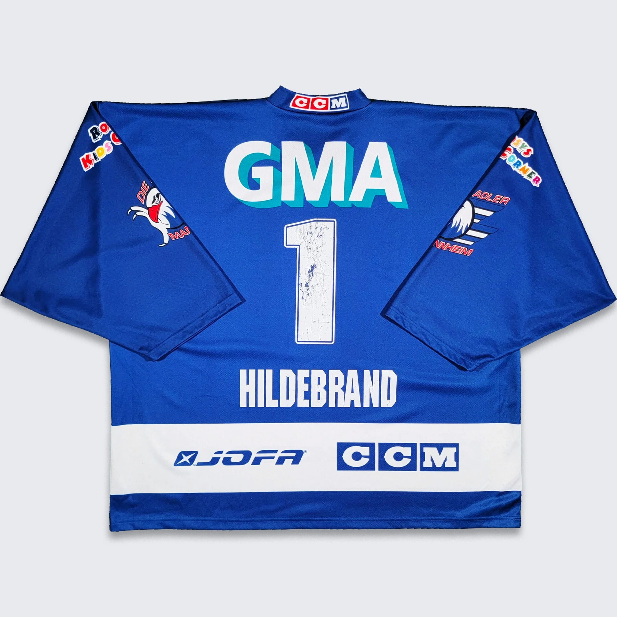 Die Adler Mannheim Germany Pro Hockey Jersey - Size Men's 3xl Xxxl - Image 2