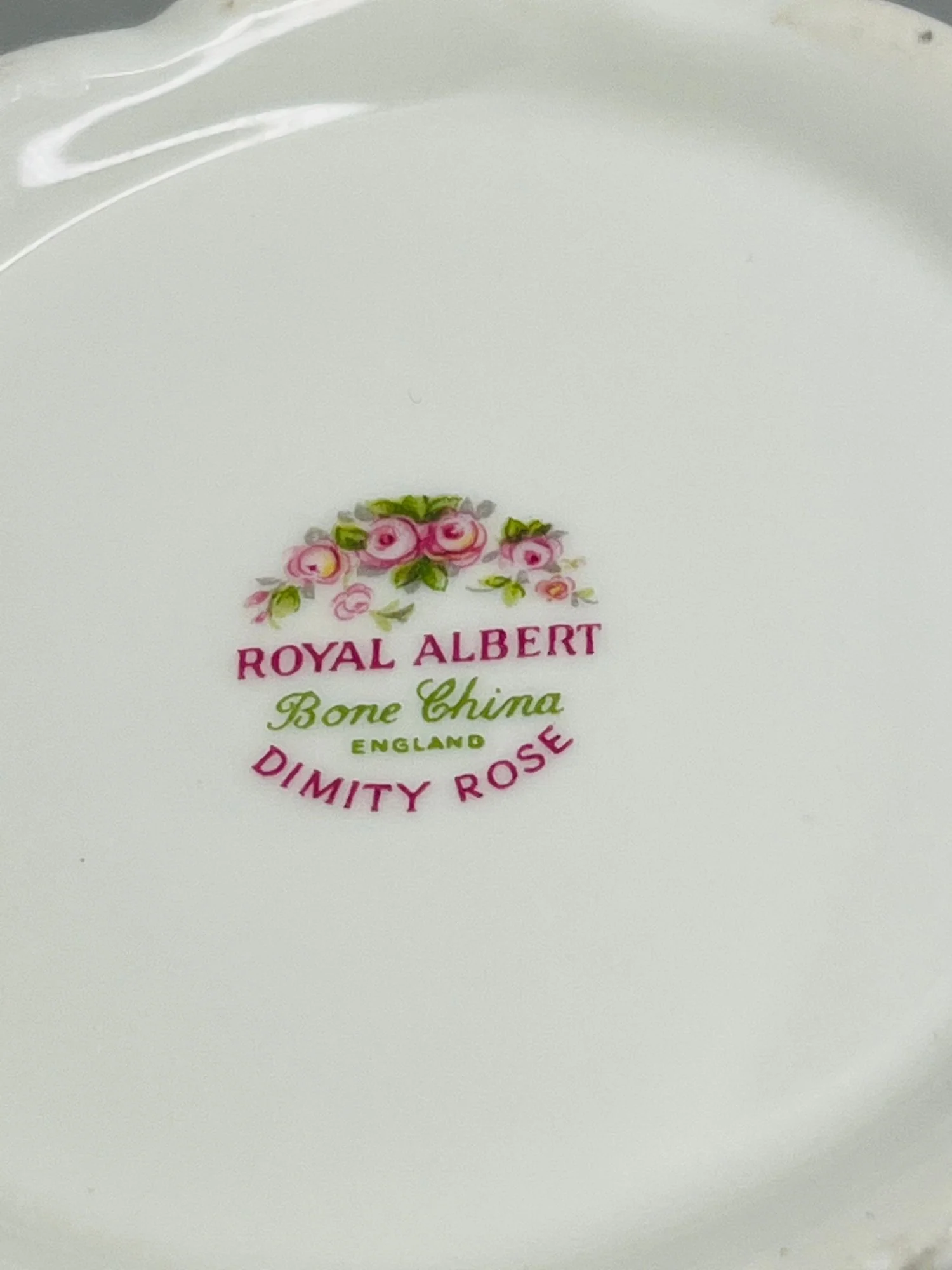 Dimity Rose Bone China England Teapot and Lid by Royal Albert LTD - Image 6