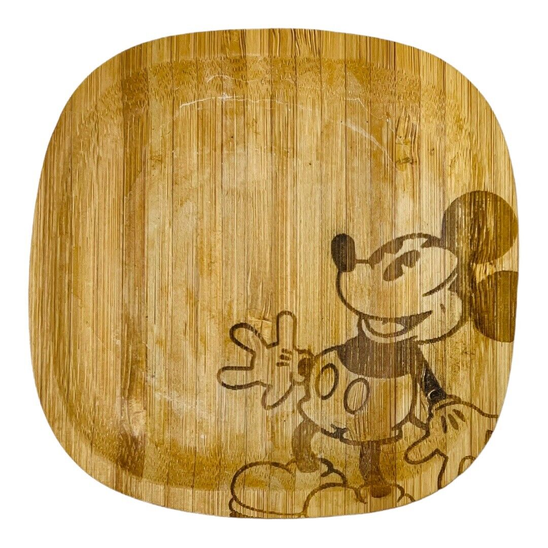 Disney Parks Mickey Mouse Bamboo Authentic Original Coaster Set of 6 Stamp Used by Disney - Image 3