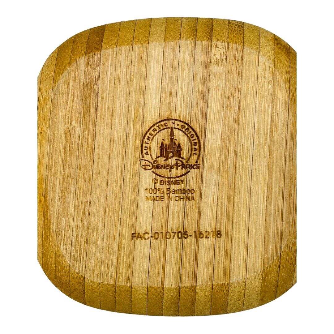 Disney Parks Mickey Mouse Bamboo Authentic Original Coaster Set of 6 Stamp Used by Disney - Image 8