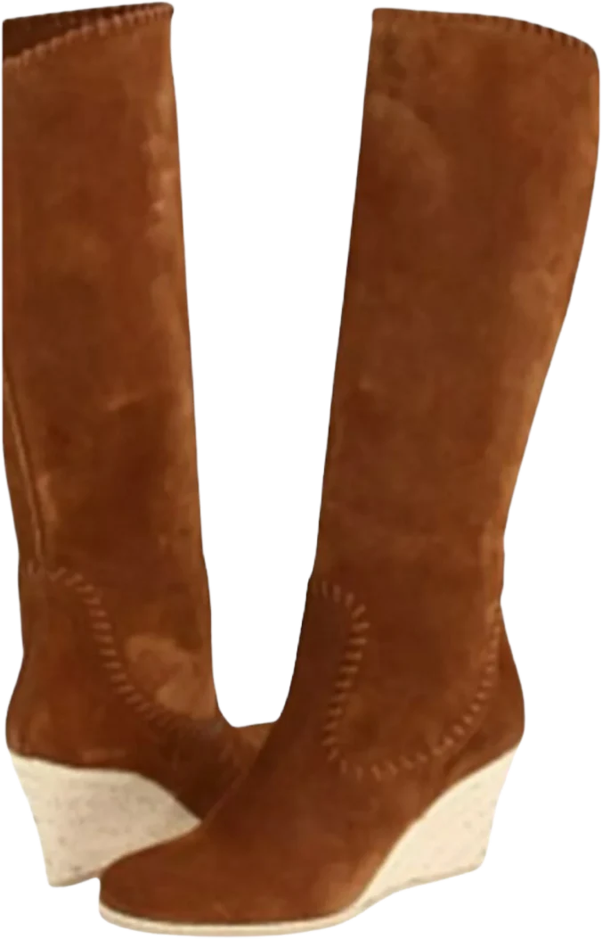 Donald J. Pliner Quinn Women’s Suede Leather Espadrille High Boots by Donald J. Pliner