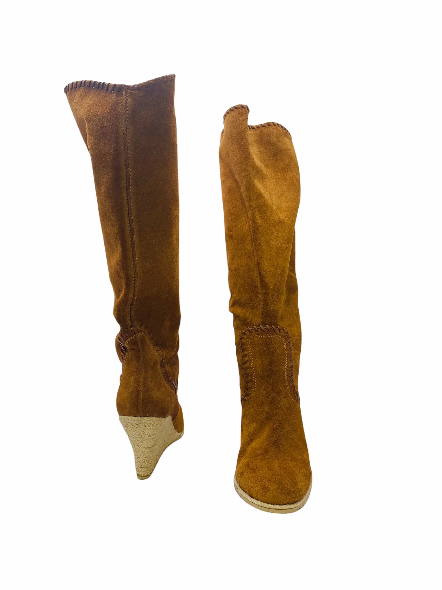 Donald J. Pliner Quinn Women’s Suede Leather Espadrille High Boots by Donald J. Pliner - Image 5