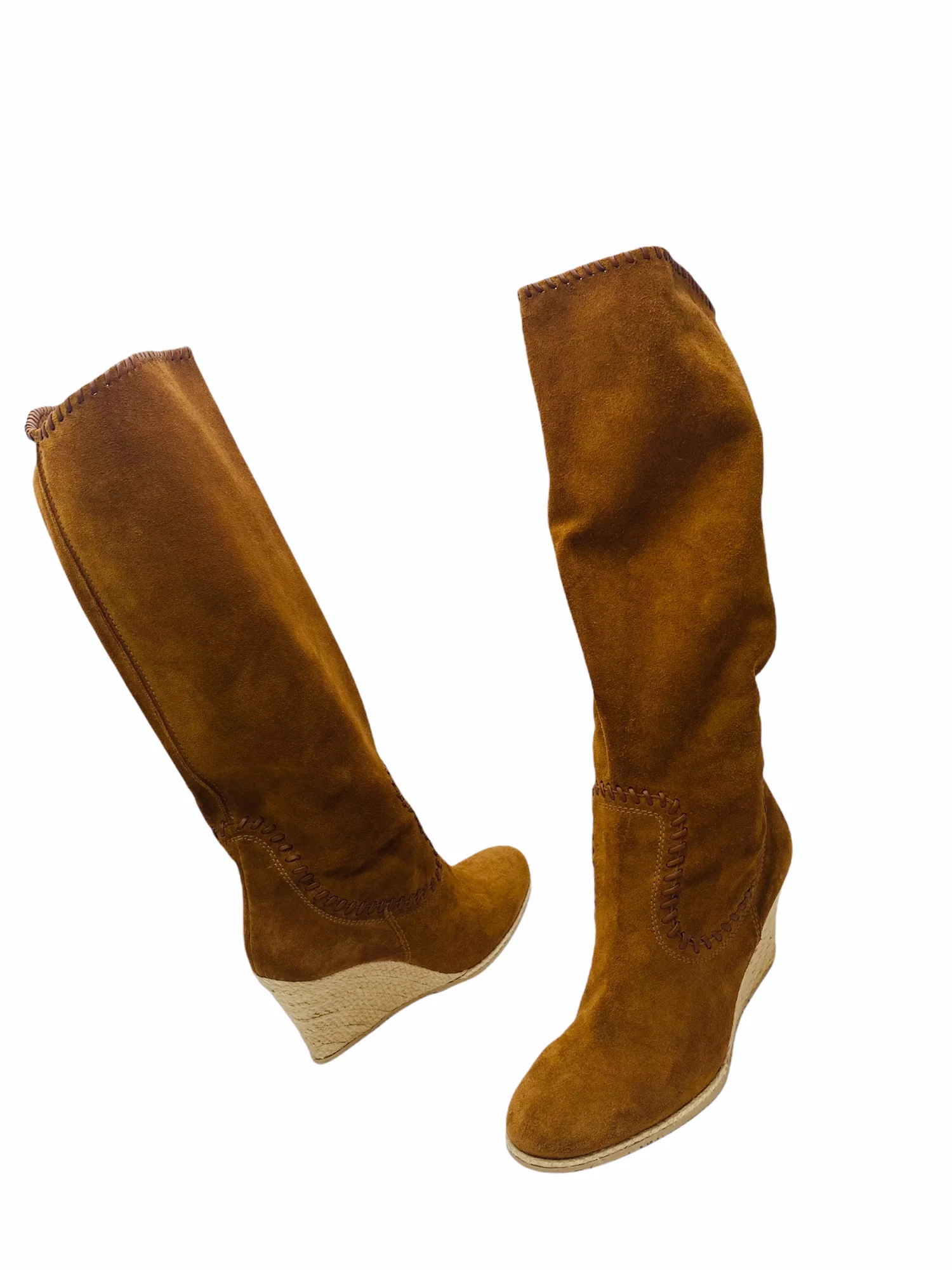 Donald J. Pliner Quinn Women’s Suede Leather Espadrille High Boots by Donald J. Pliner - Image 6