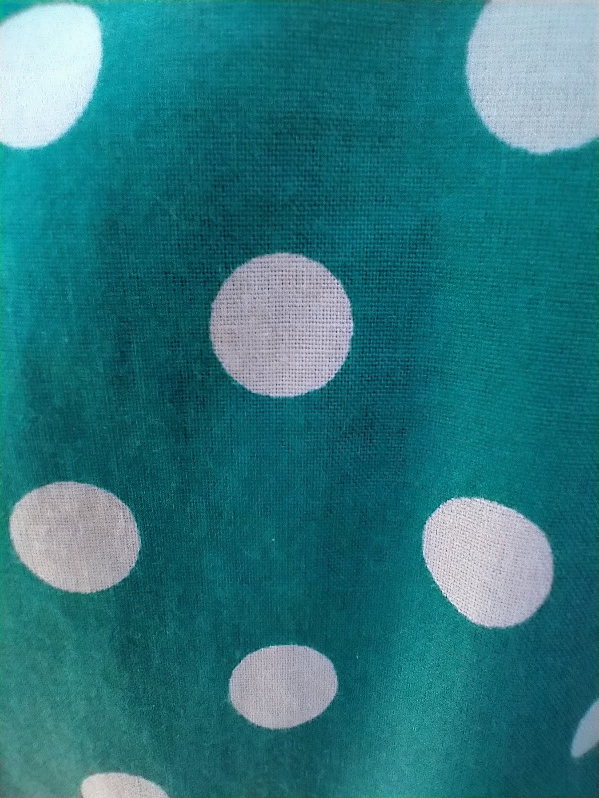 Drop Waist Dress Green and White Polka Dot Summer Dress Cotton Great Britian by Laura Ashely - Image 7