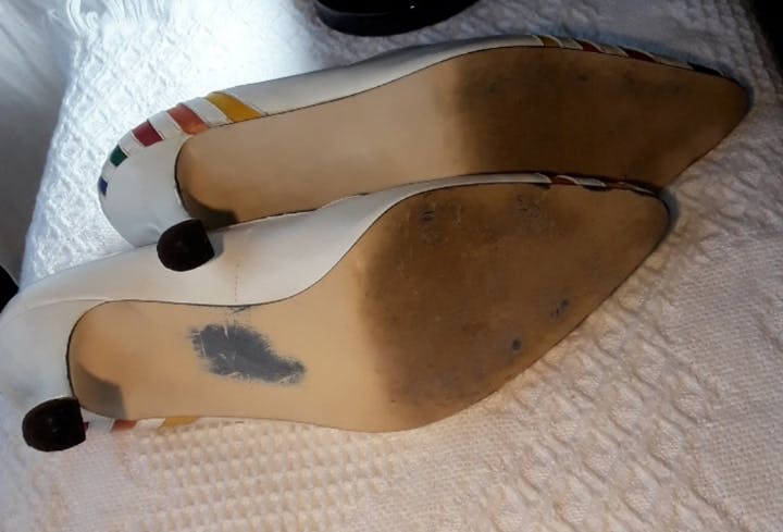 80's Rainbow Accent Heels by J.renee' - Image 5