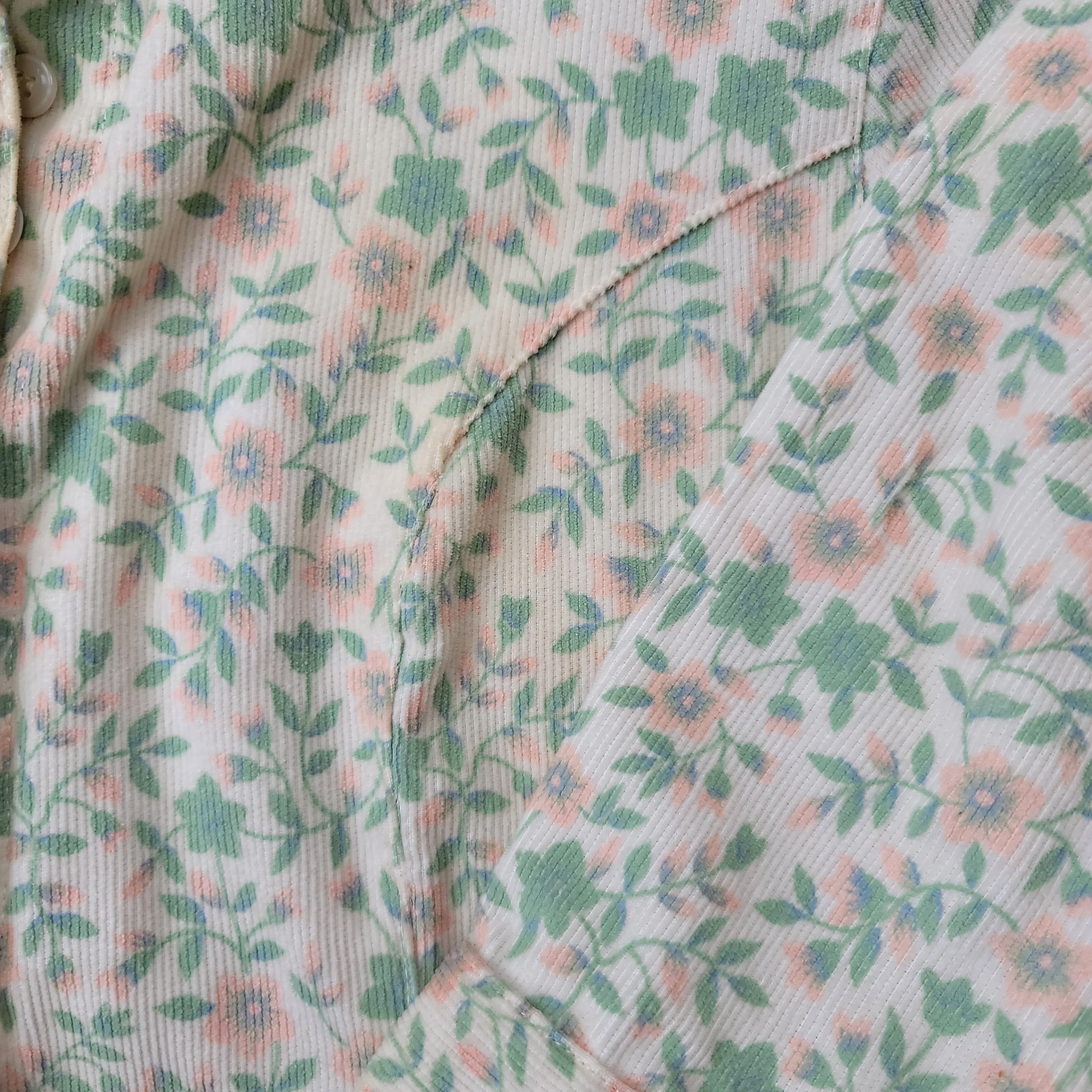 Eddie Bauer Corduroy Floral Dress M Modest Pockets By Eddie Bauer - Image 10