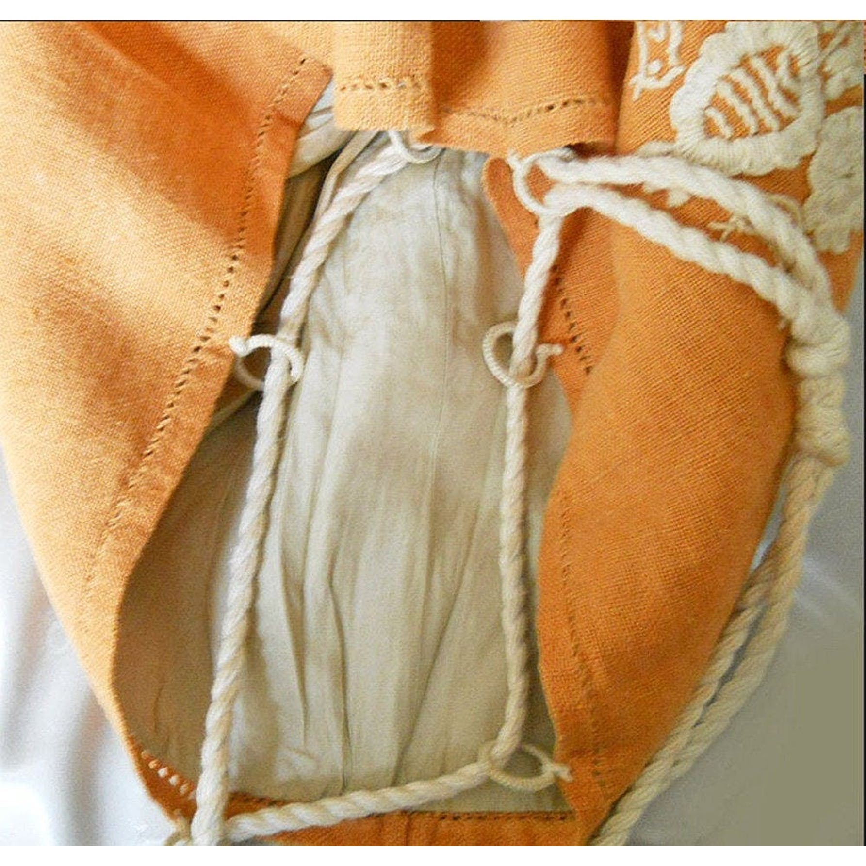 Edwardian Handmade Embroidered Pouch Purse - Image 7
