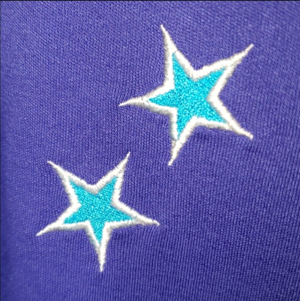 Embroidered Stars Purple Tunic Top by E Wear - Image 12
