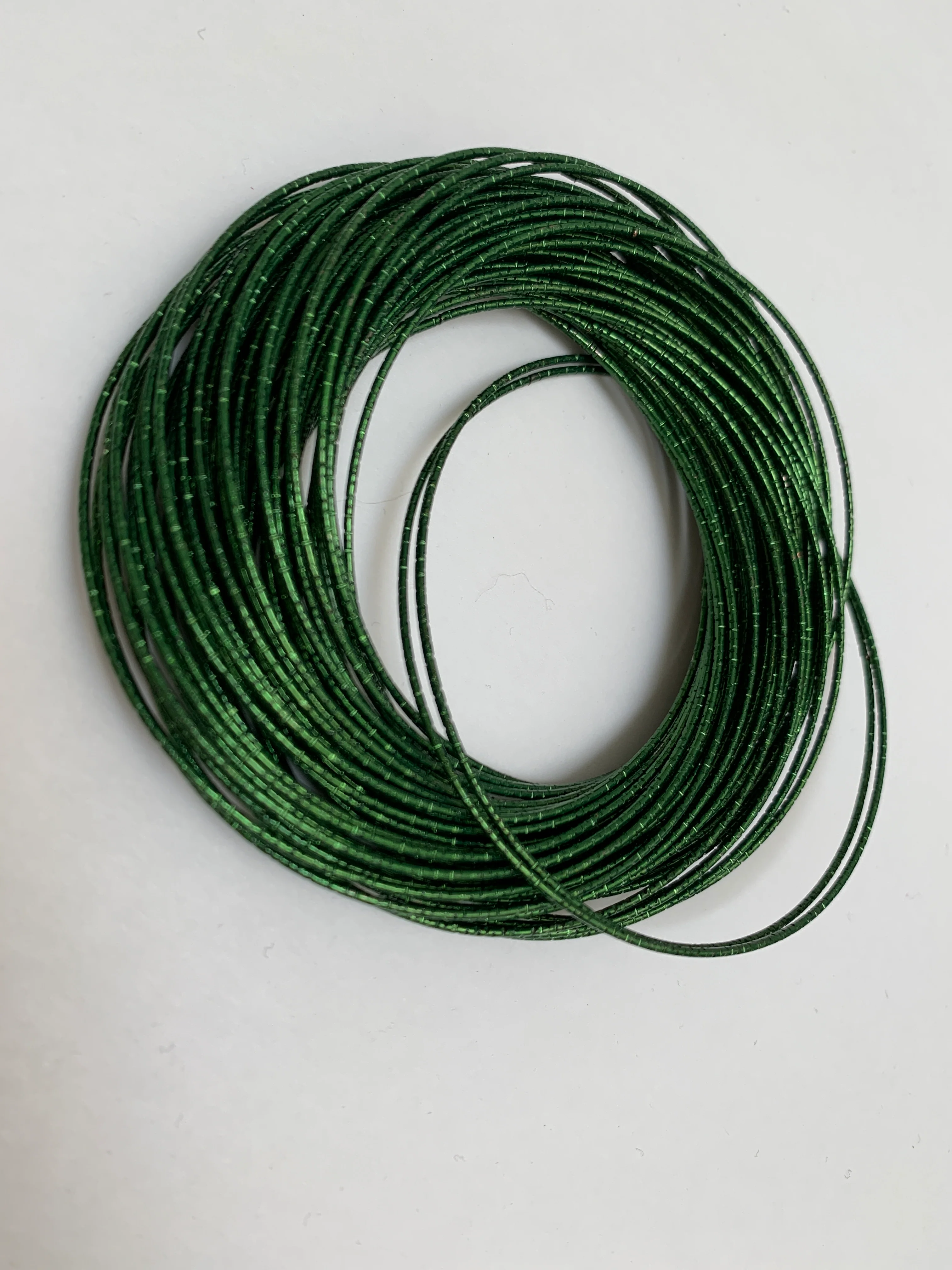 Emerald Green Slinky Hoop Bracelet - Image 5