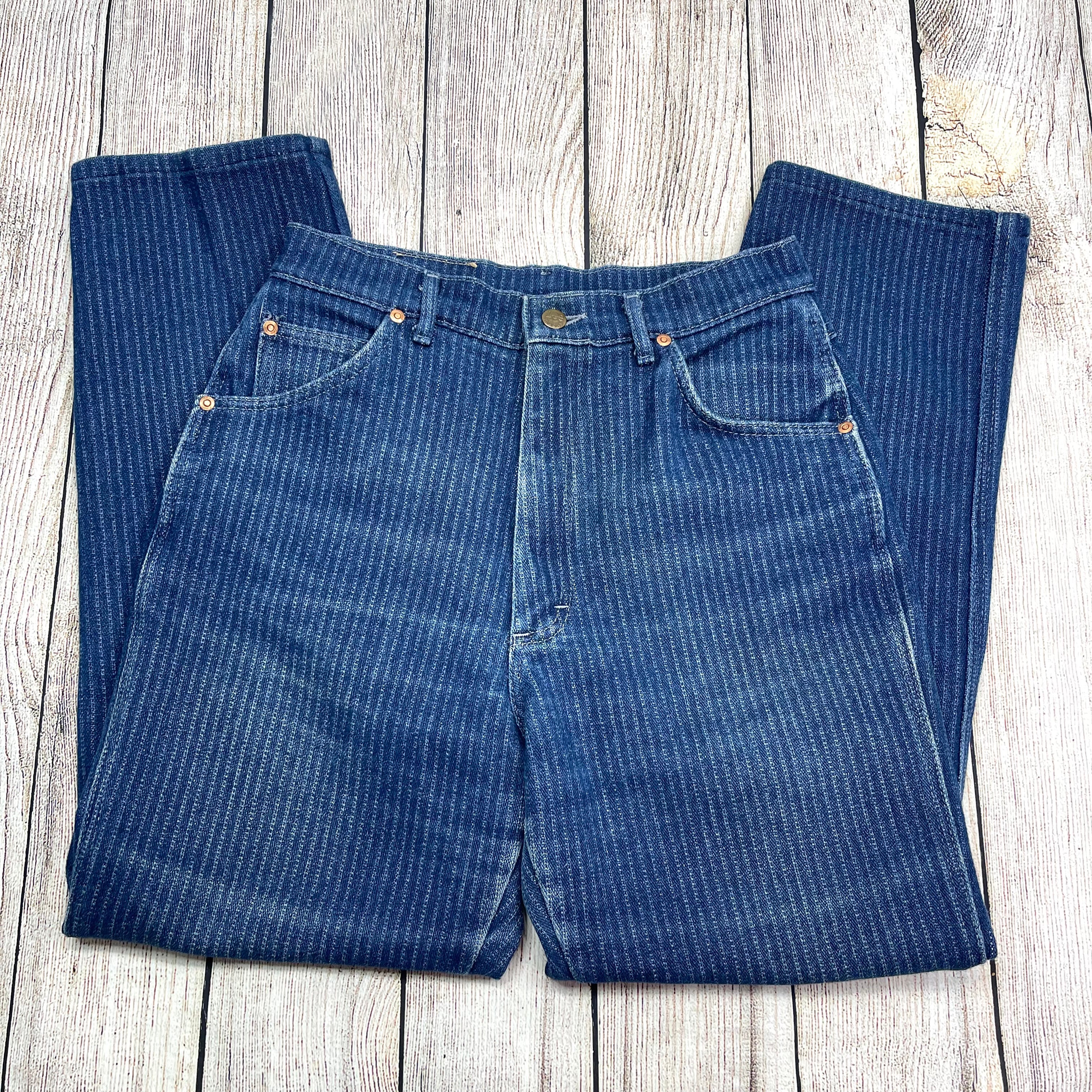Engineer Striped High Waist Straight Leg Mom Jeans By Lee - Image 6